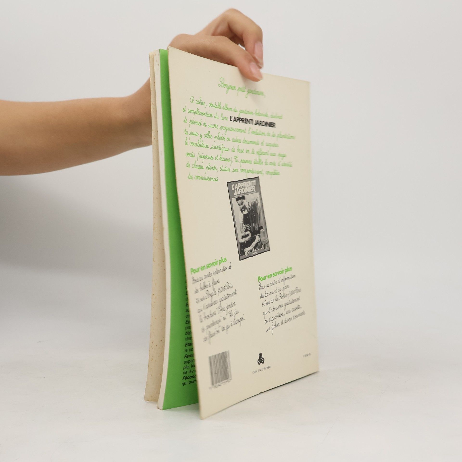 Laure Charlton-Sauvade Le cahier d'observation de l'apprenti jardinier
