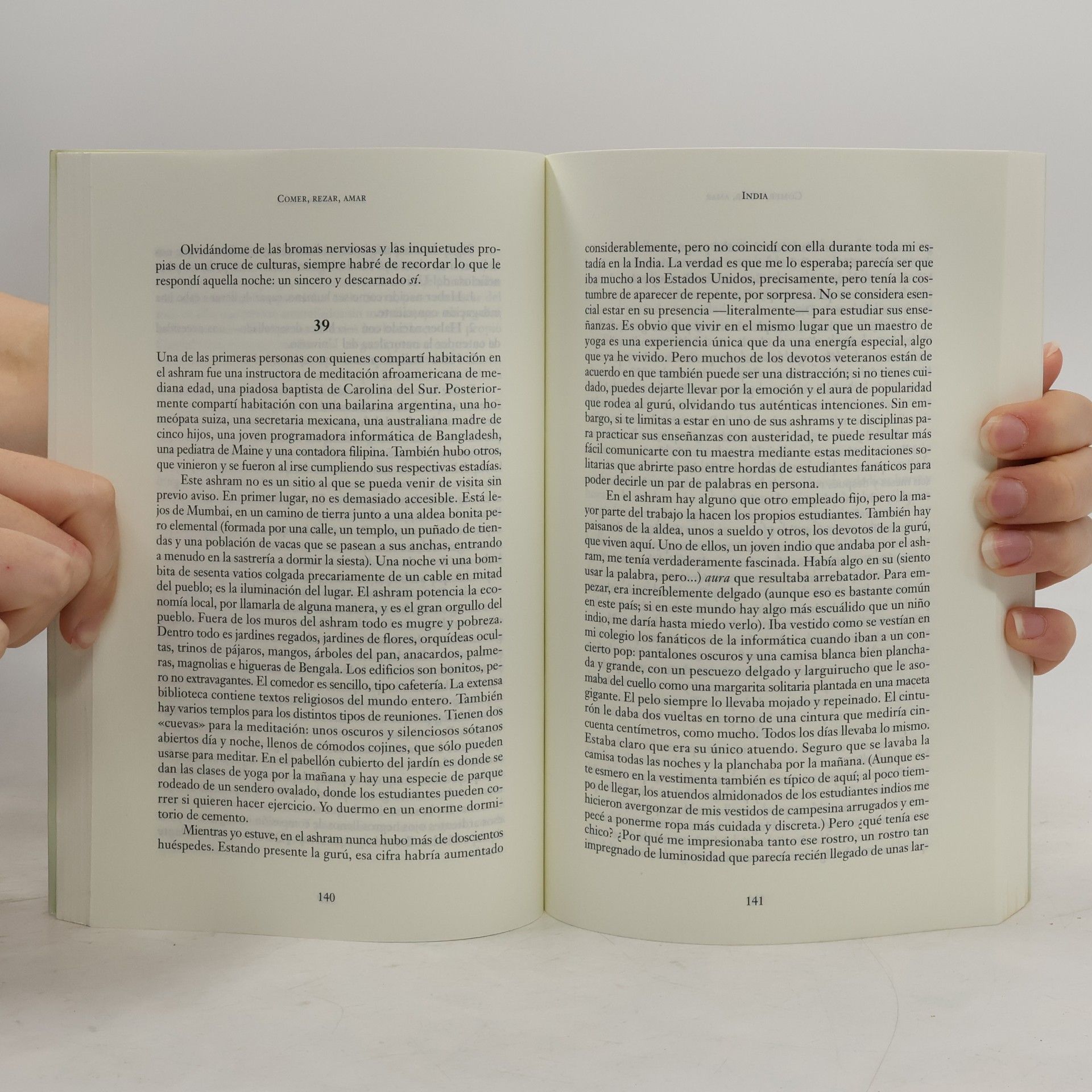 Elizabeth Gilbert Comer, rezar, amar