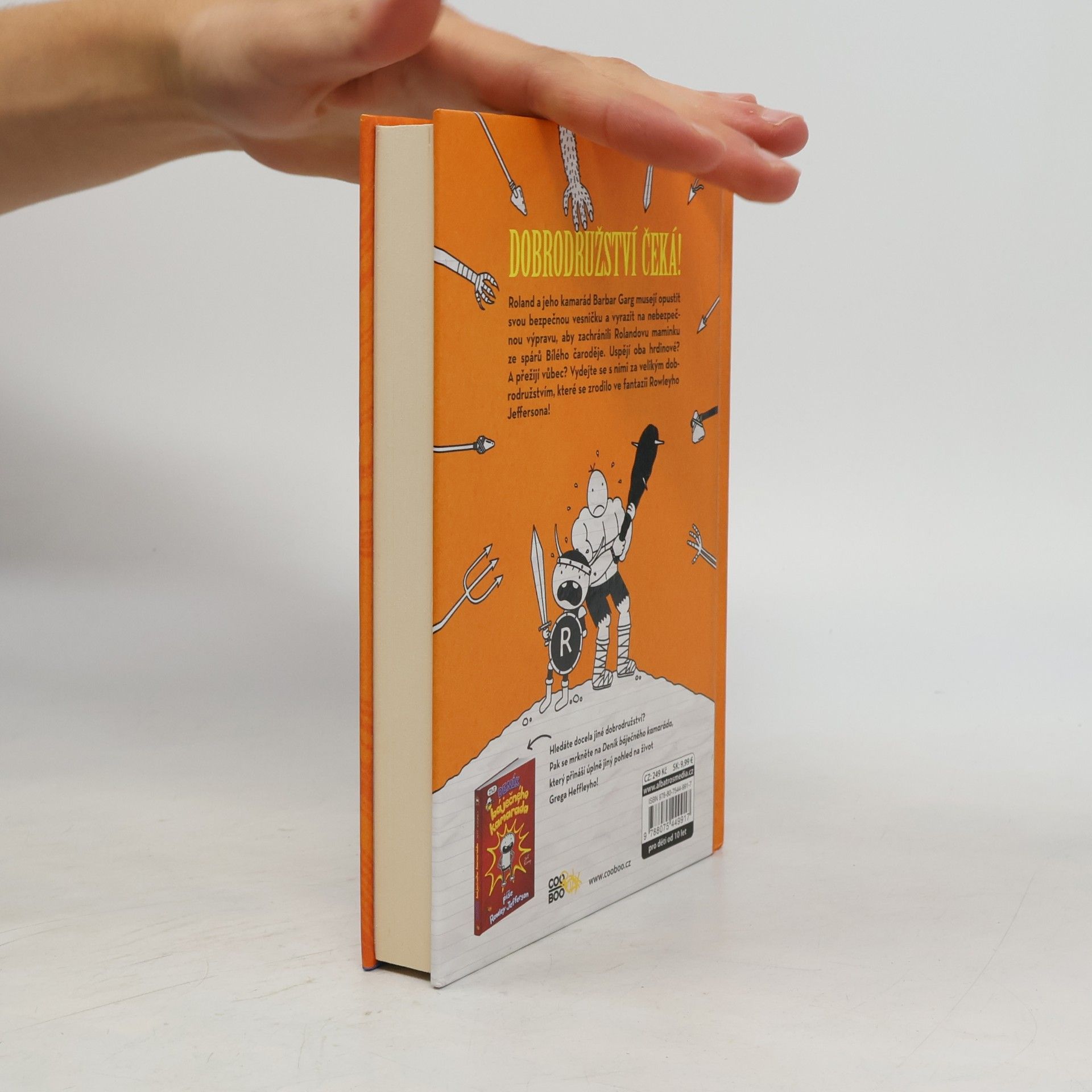 Jeff Kinney Dobrodružství báječných kamarádů. Píše Rowley Jefferson