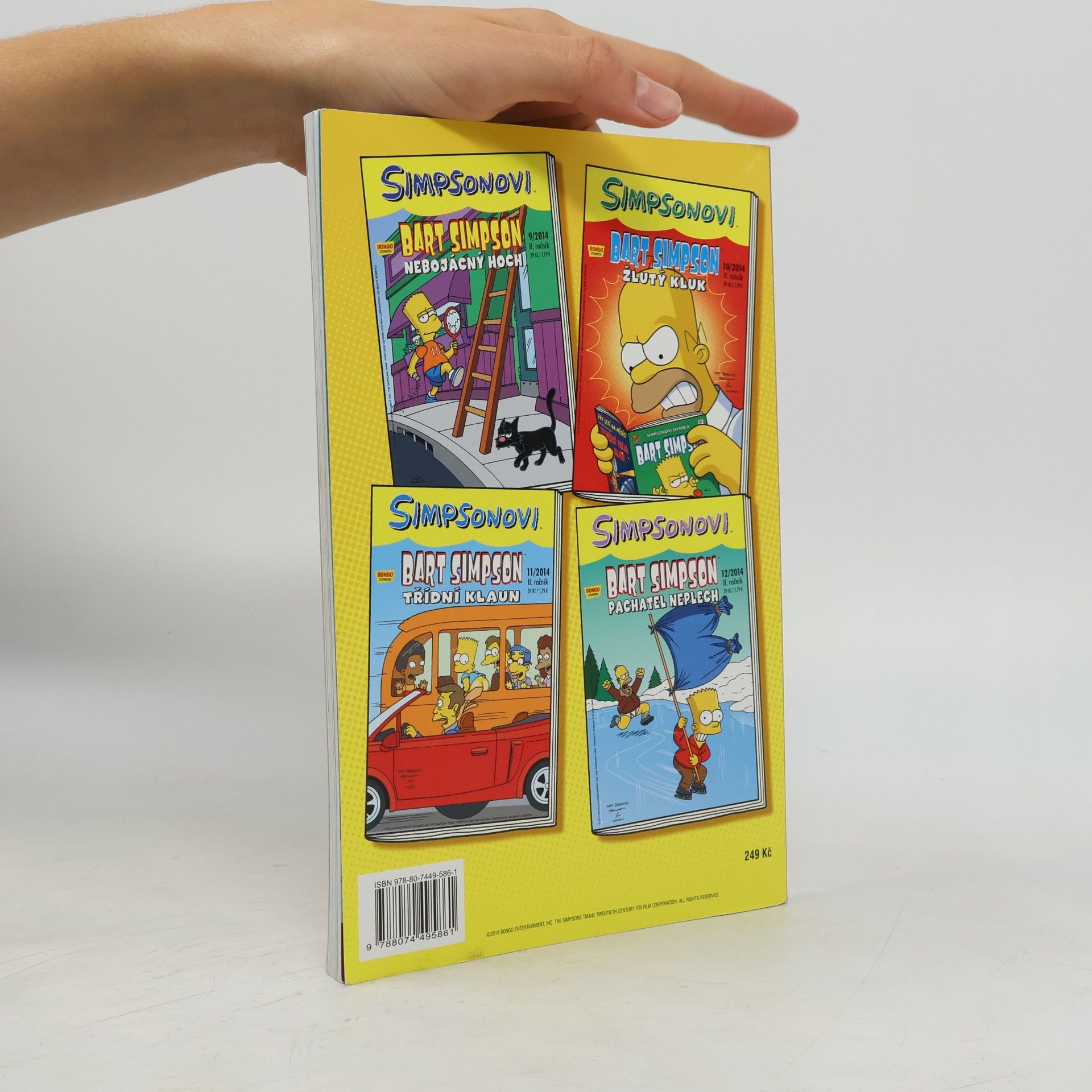 Matt Groening Velká nabušená kniha Barta Simpsona