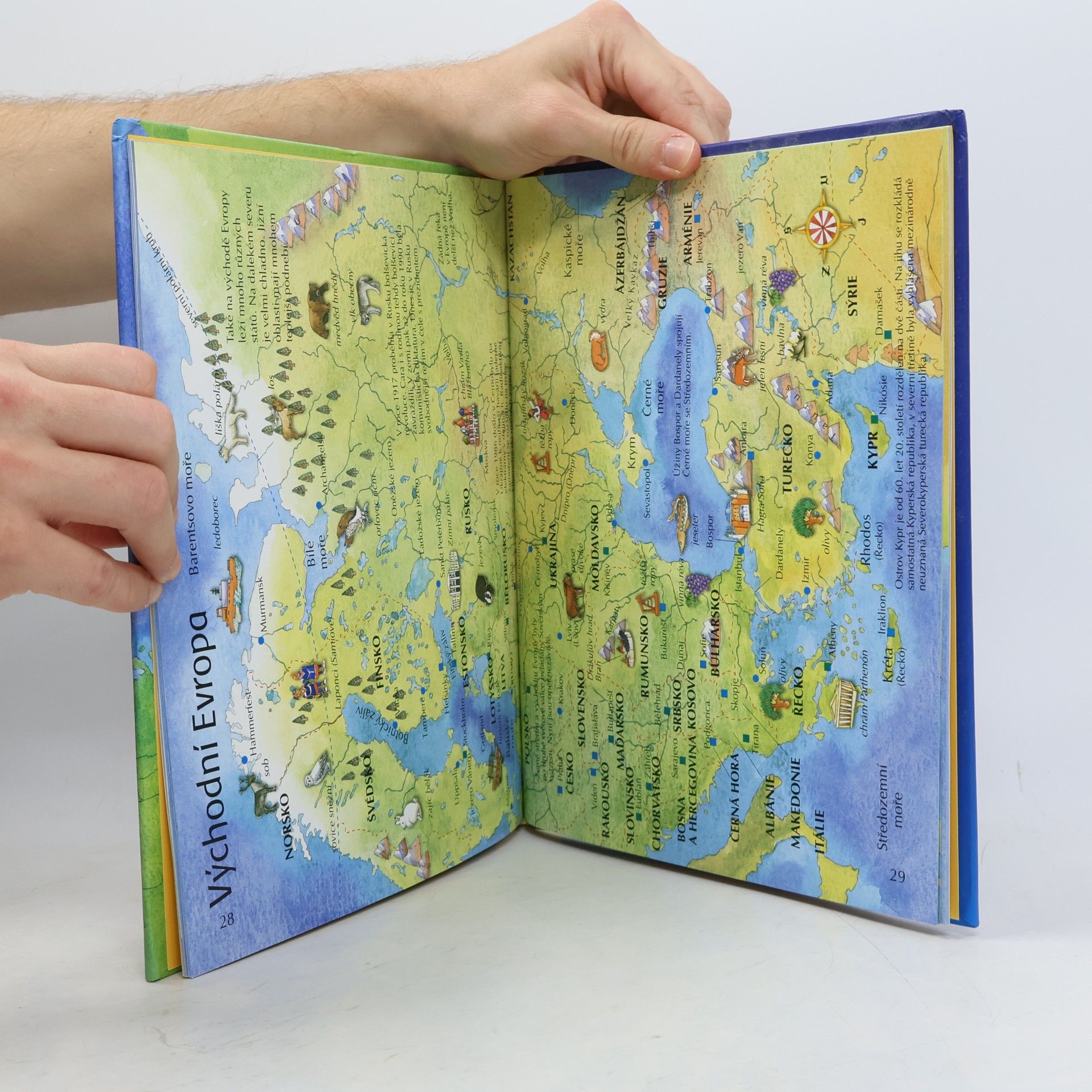 Helen Cann Atlas světa plný obrázků