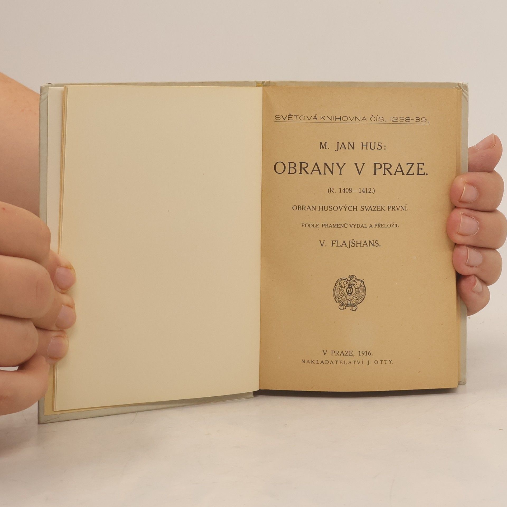 Jan Hus Obrany v Praze