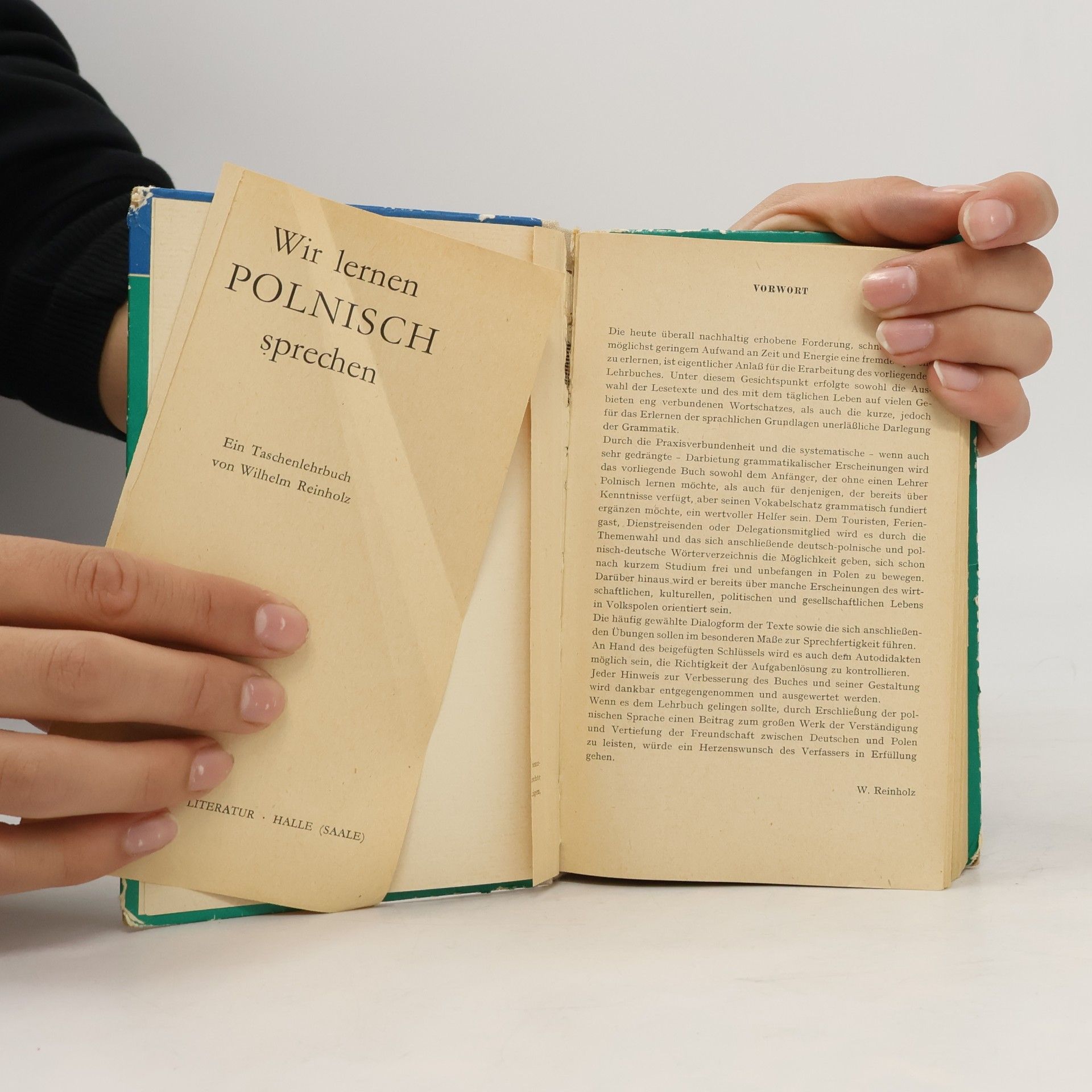 W. Reinholz Wir lernen Polnisch sprechen