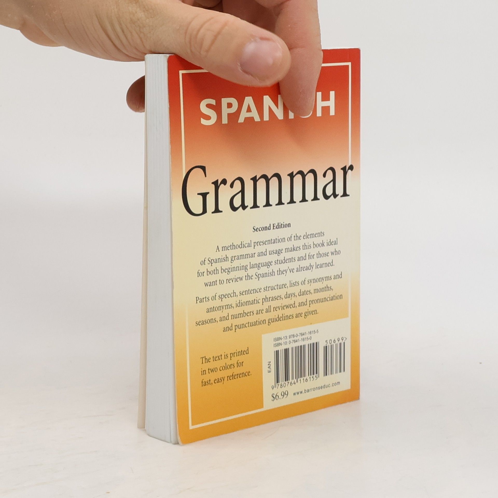 Christopher Kendris Barron's Grammar Series: Spanish Grammar