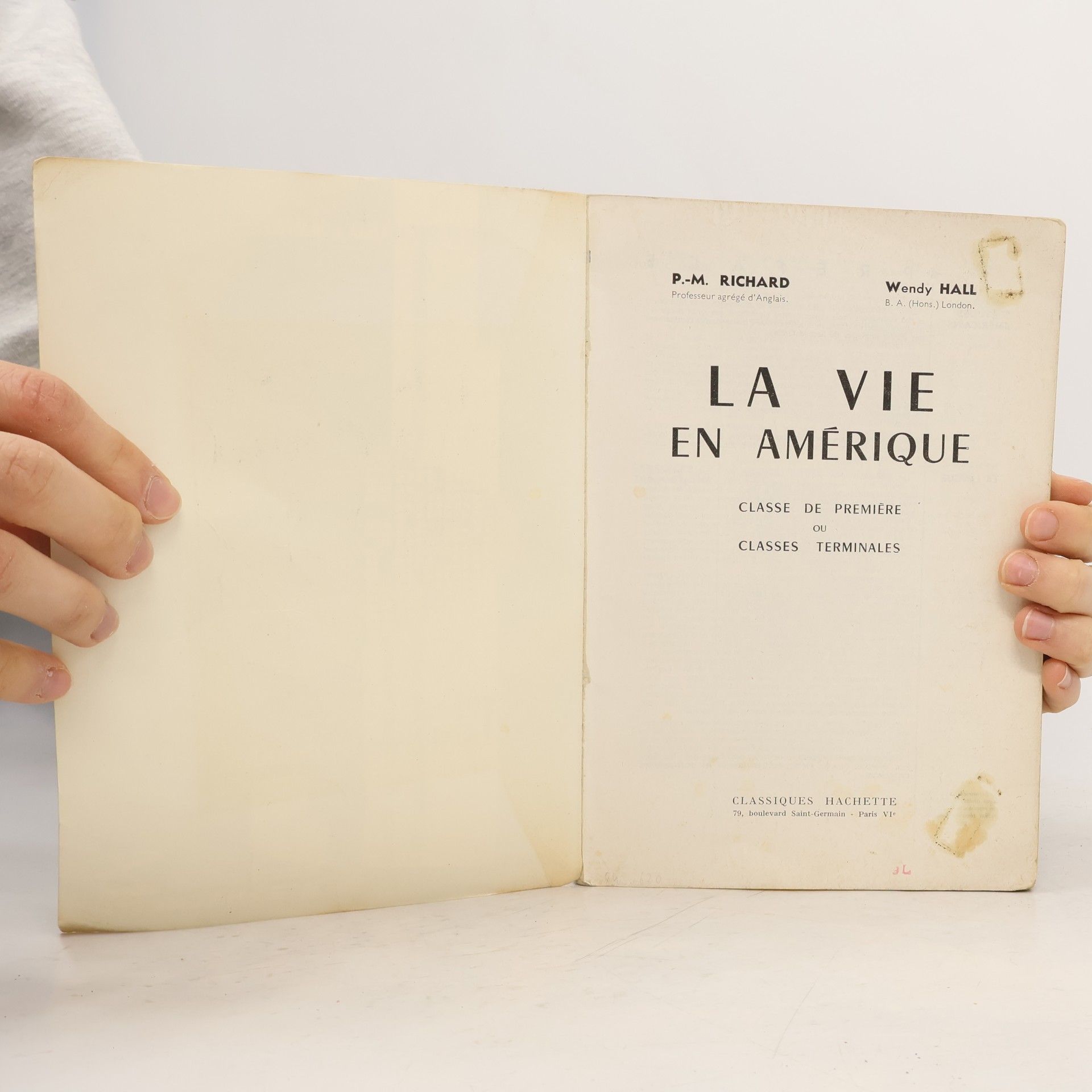 P.-M. Richard La vie en Amerique