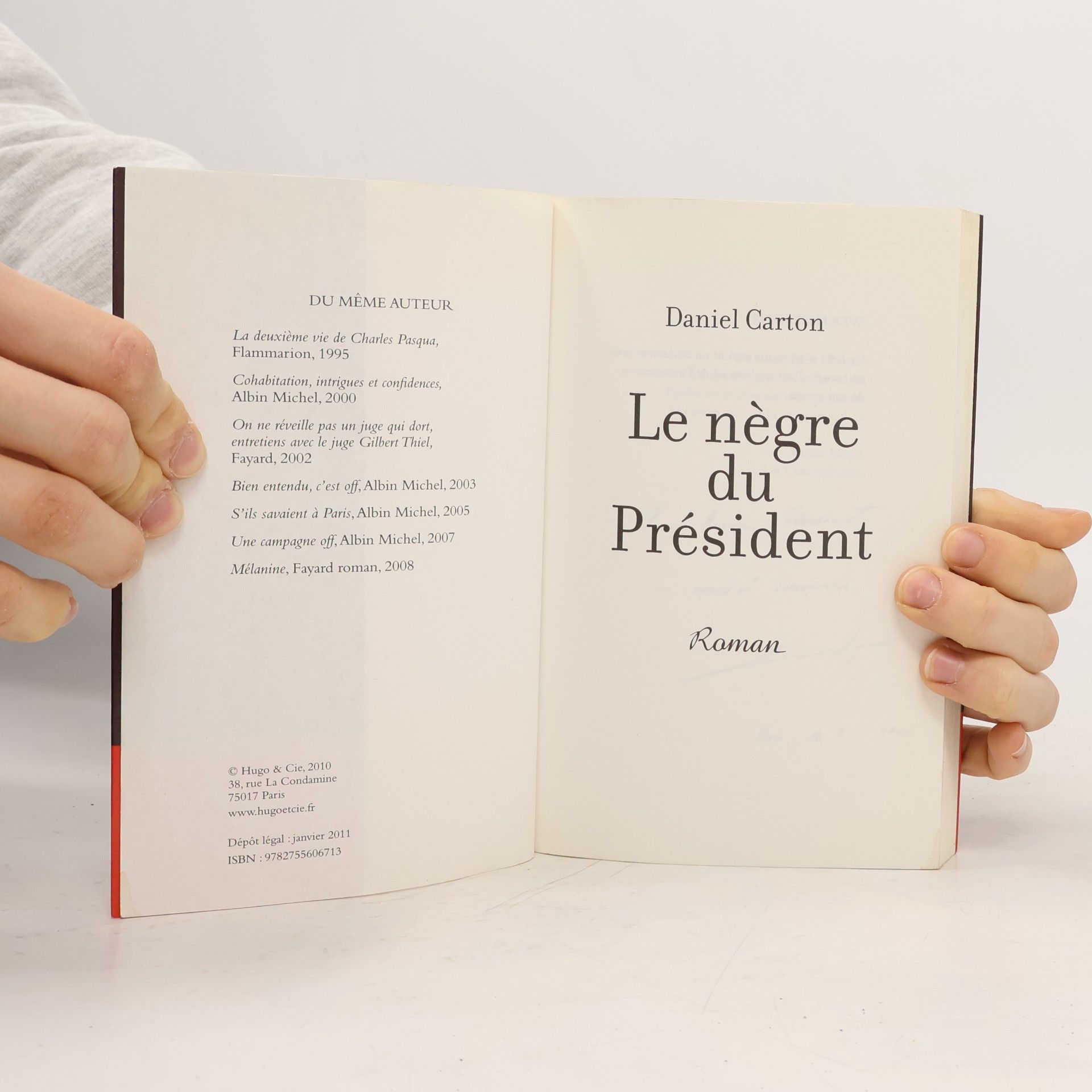 Danielle Carton Le nègre du président