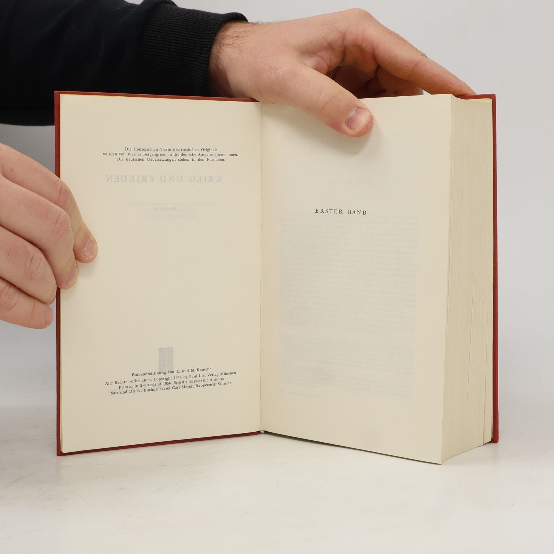 Lew Nikolajewitsch Tolstoi Krieg und Frieden 1956
