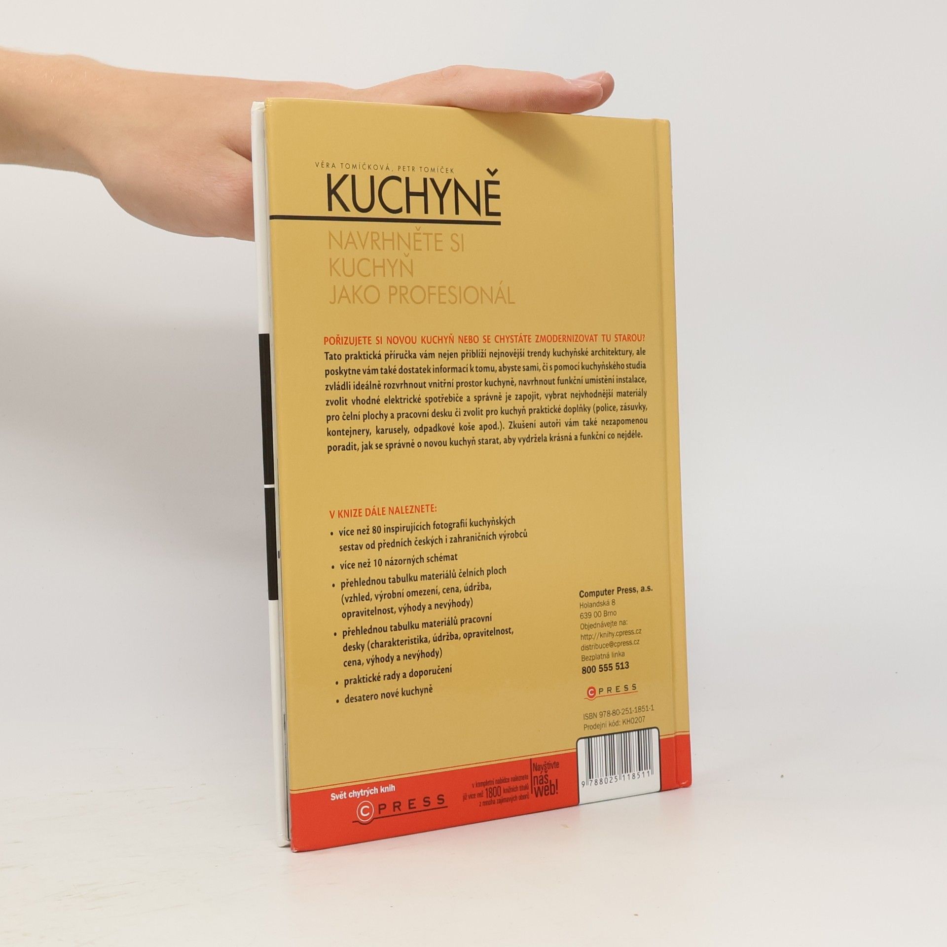 Věra Tomíčková Kuchyně : navrhněte si kuchyň jako profesionál