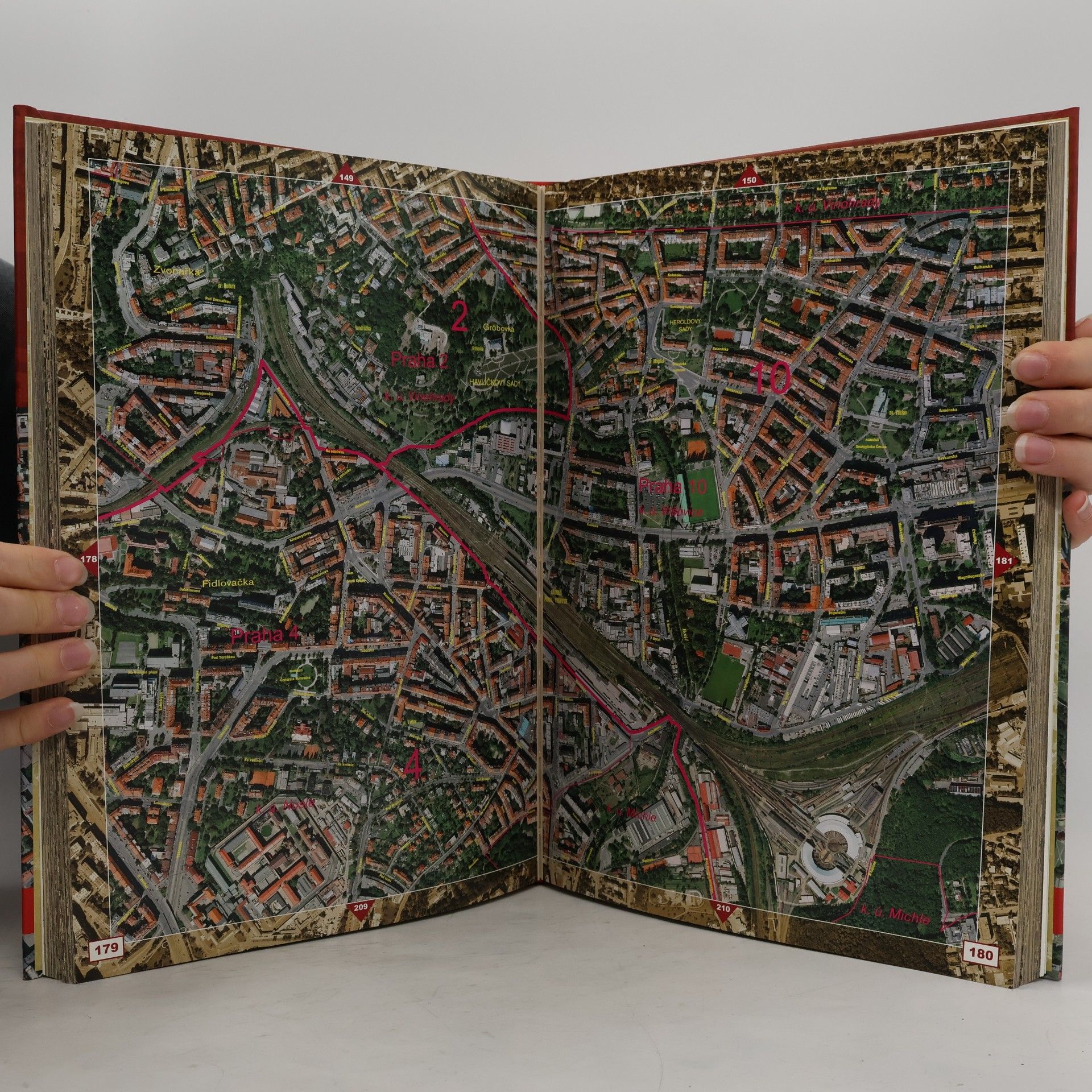 Jan Ptáček Praha. Atlas ortofotomap 1:5000