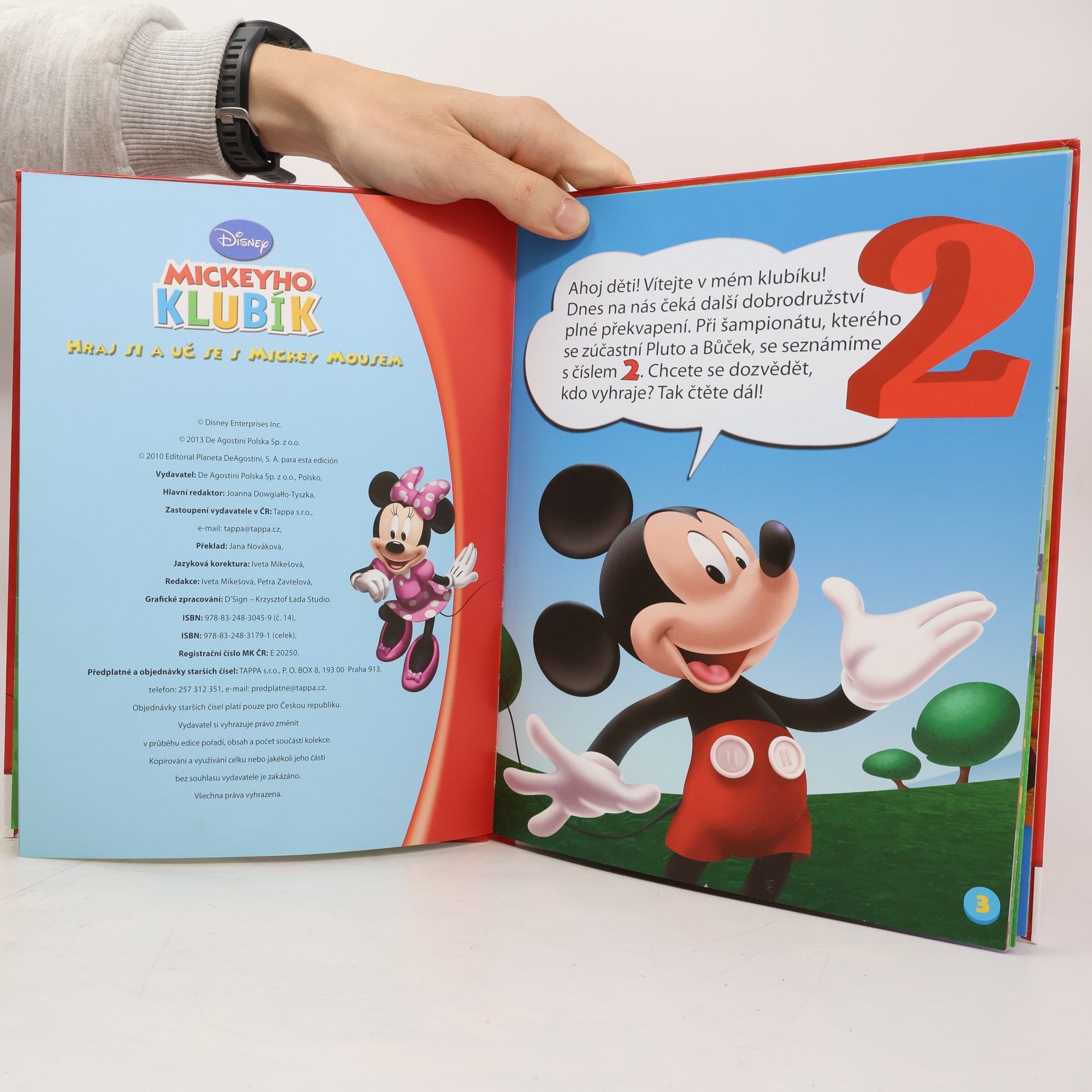 Various authors Mickeyho klubík. Hraj si a uč se s Mickey Mousem 14. Dvě! 2