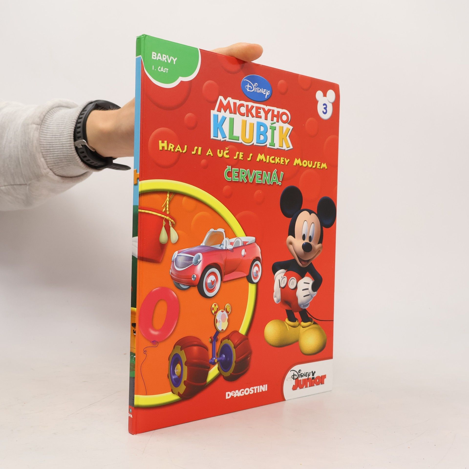 Kolektiv autorů Mickeyho Klubík. Hraj si a uč se s Mickey Mousem 3. Červená!