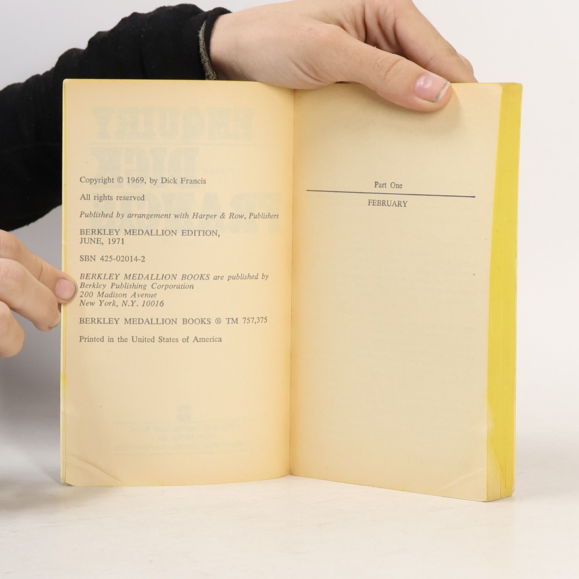 Dick Francis Enquiry