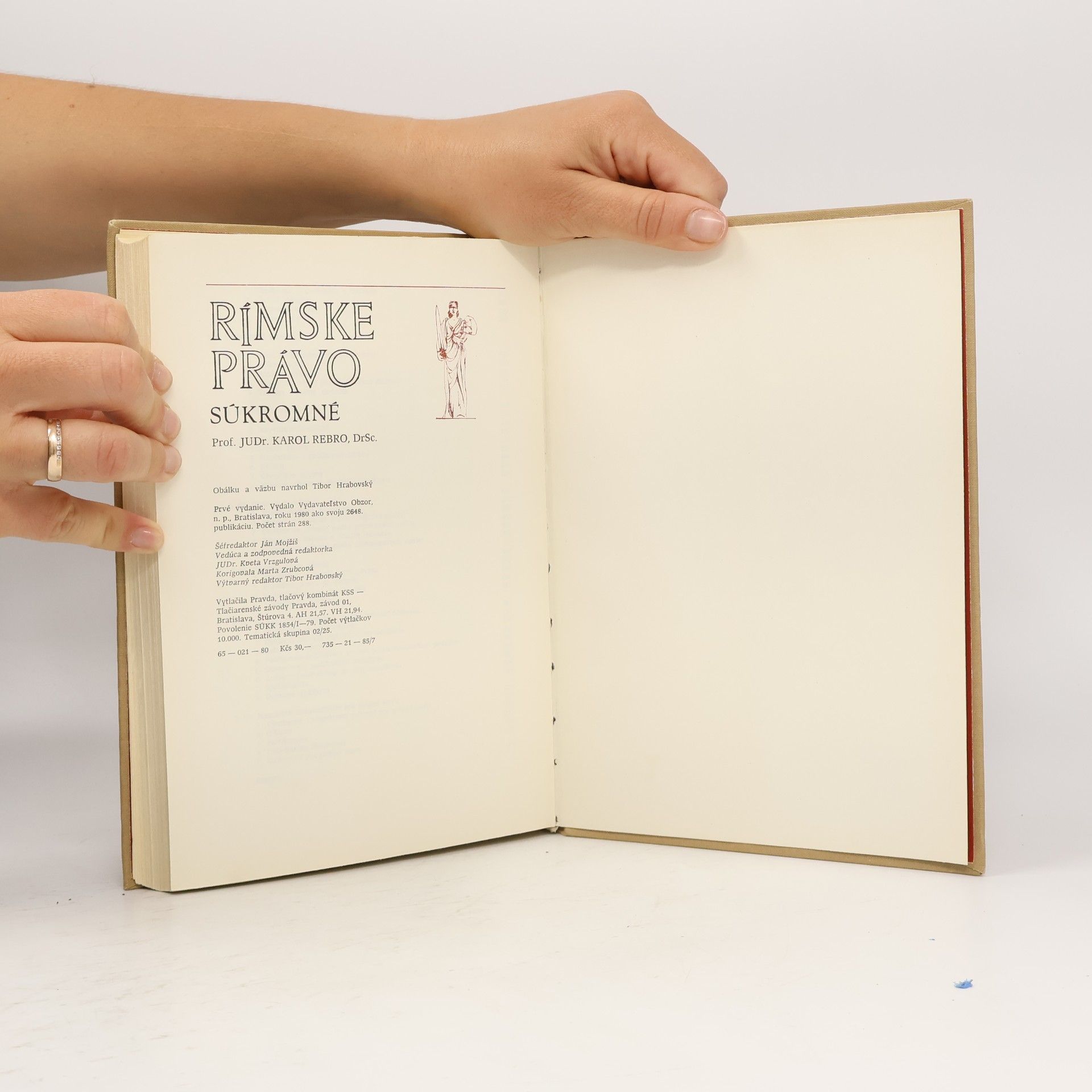 Karol Rebro Rímske právo súkromné
