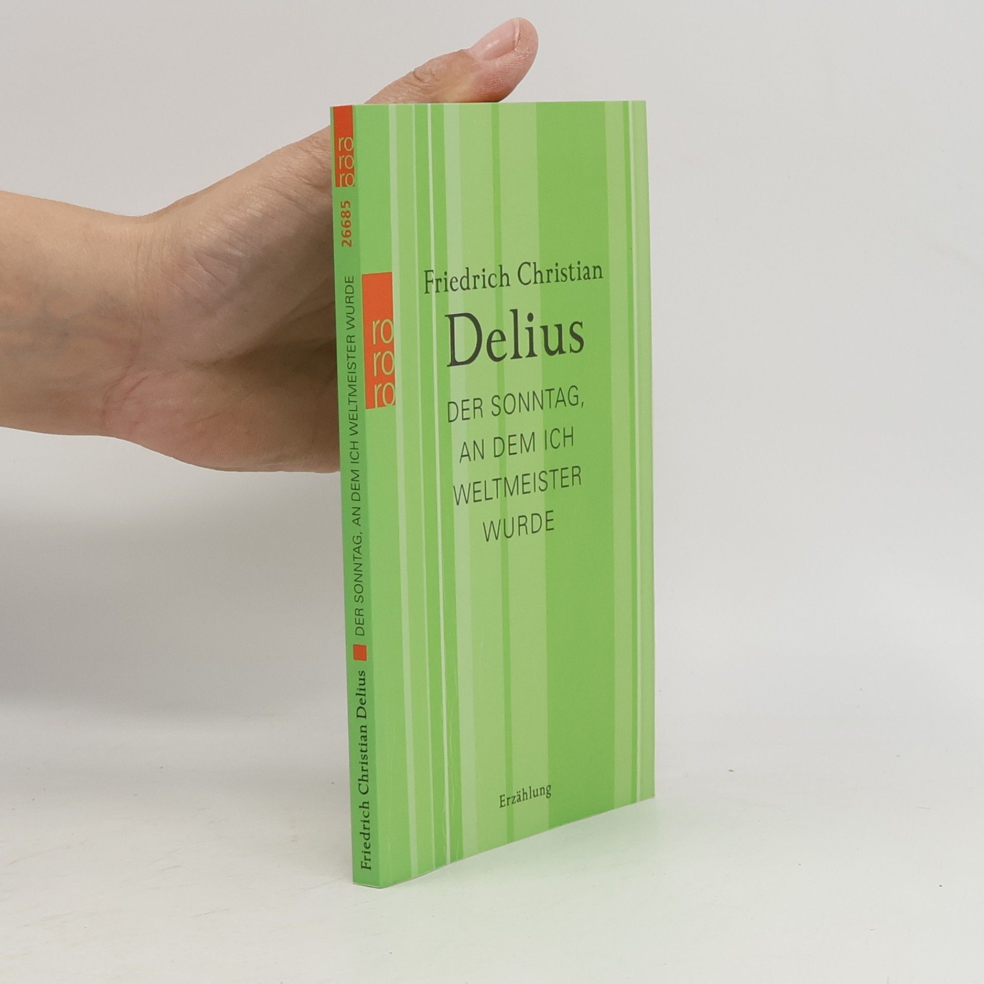 Friedrich Christian Delius Der Sonntag, an dem ich Weltmeister wurde