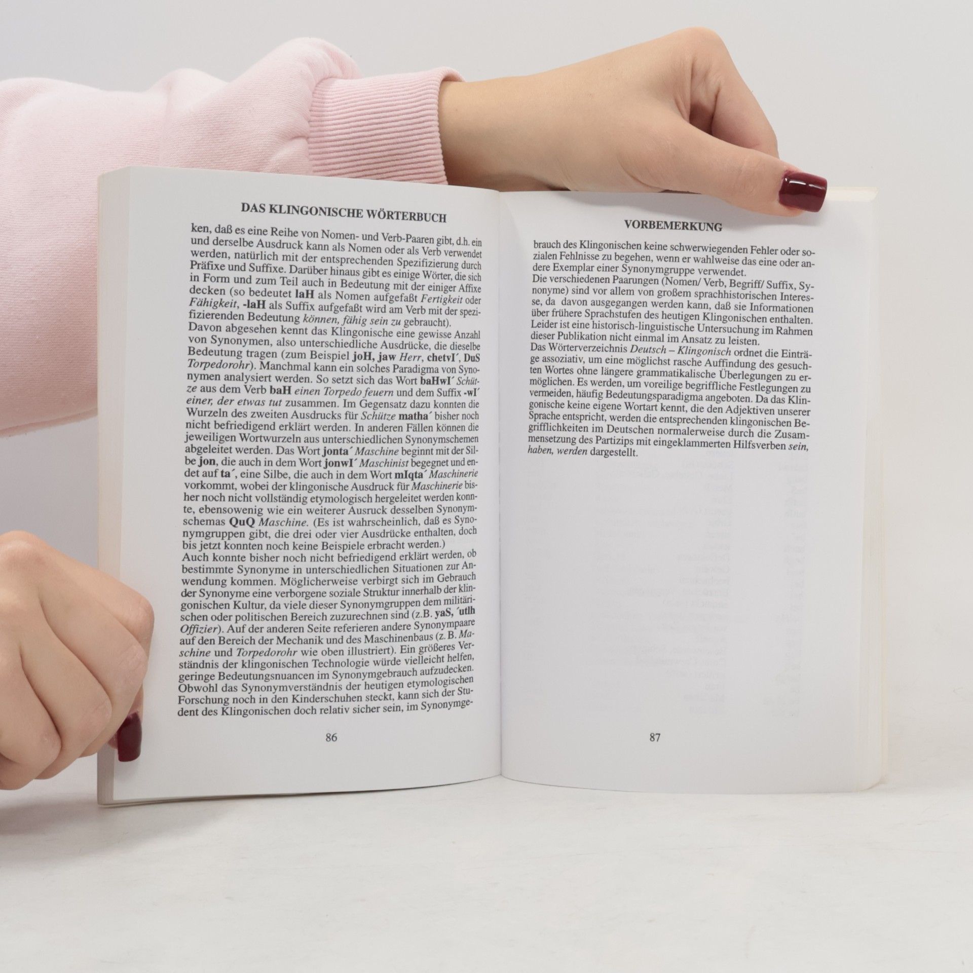 Marc Okrand Das offizielle Wörterbuch Klingonisch, Deutsch - Deutsch, Klingonisch