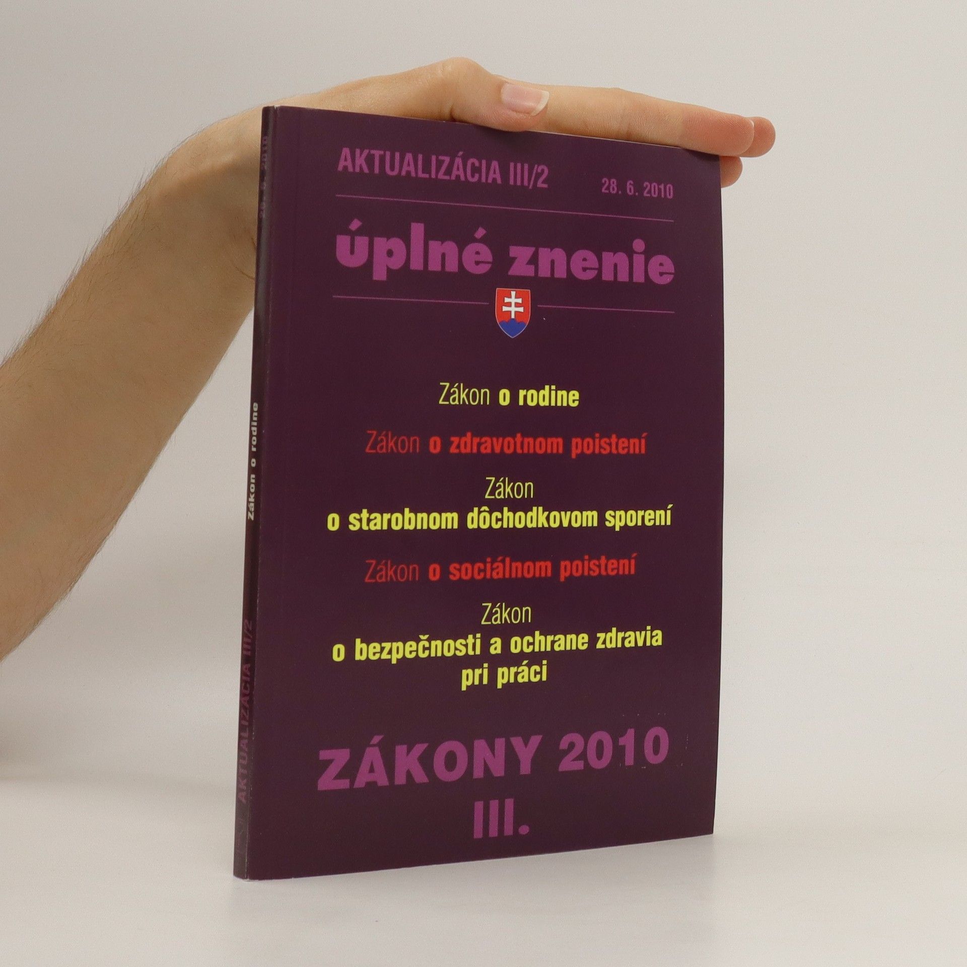 Collectif d'auteurs Zákony 2010 III.