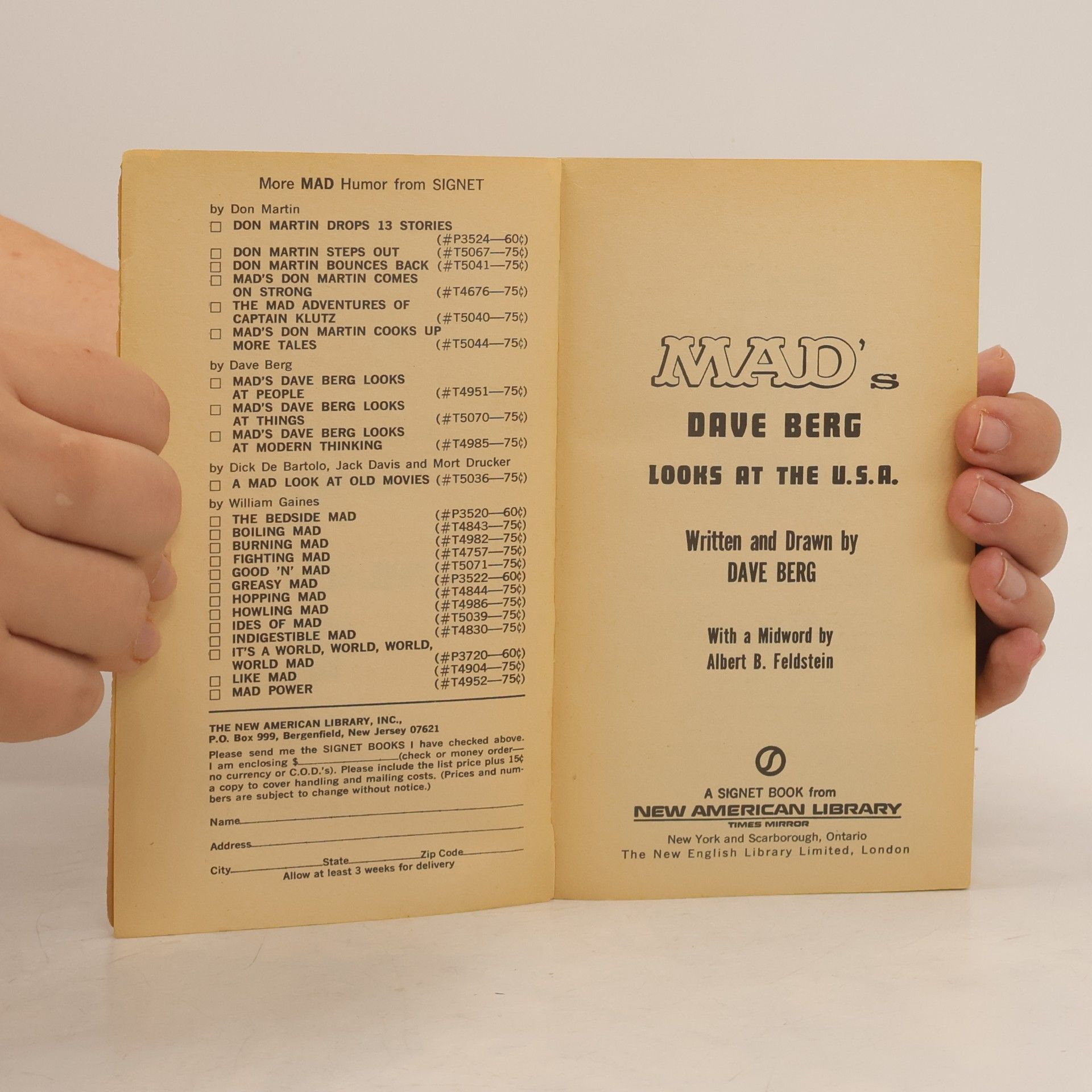 Dave Berg MAD's Looks at the U.S.A.