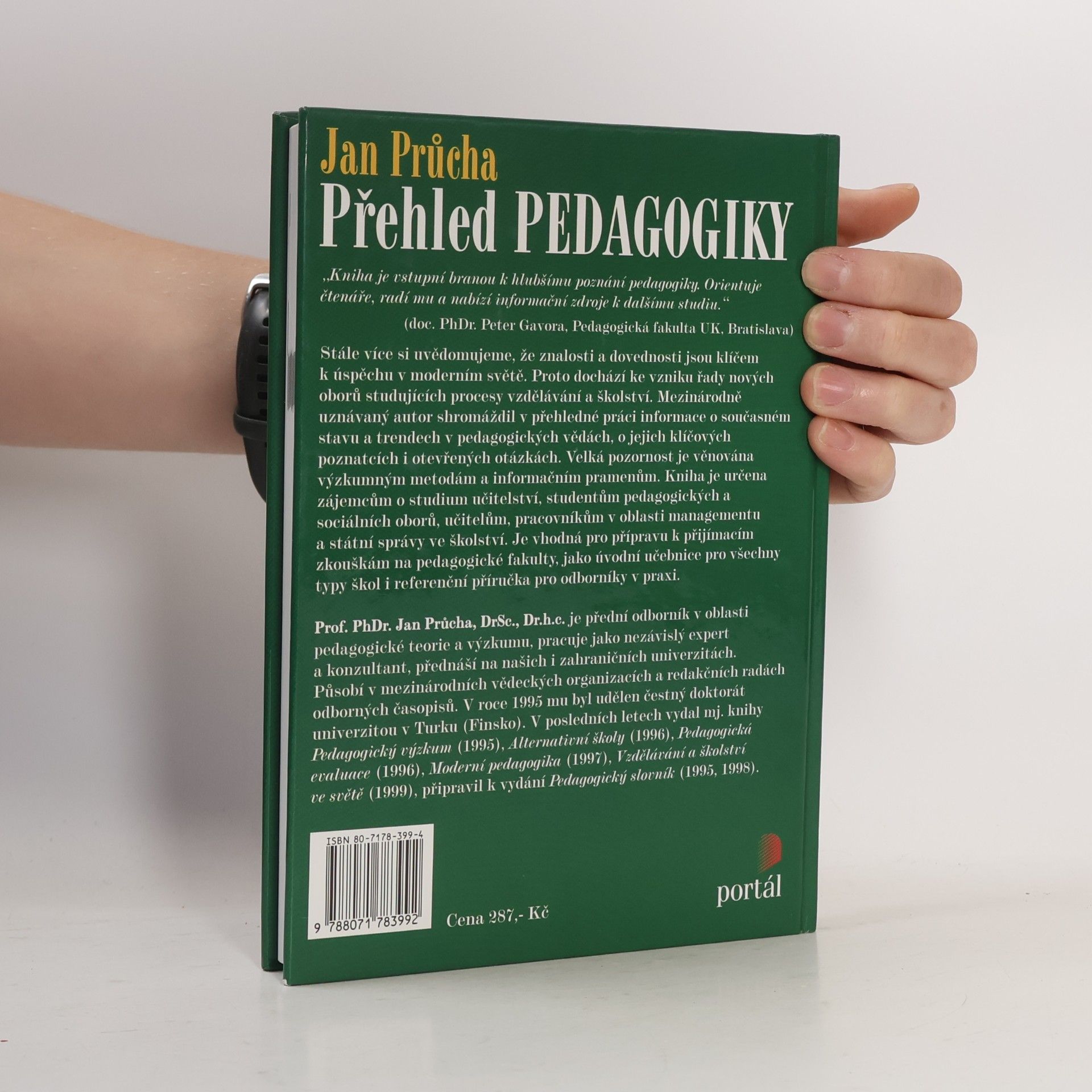 Jan Průcha Přehled pedagogiky : úvod do studia oboru