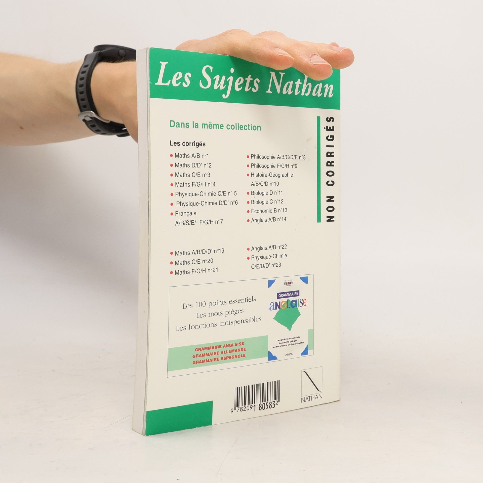 Bock Les Sujets Nathan - 94: Anglais, terminales A-B, bac 94, non corrigés