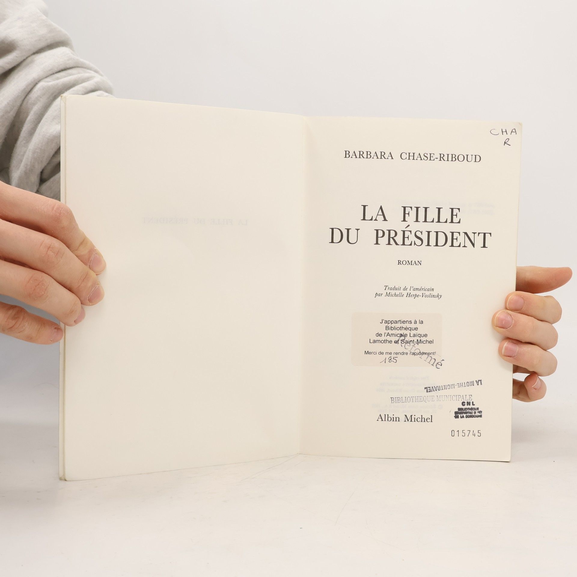 Barbara Chase-Riboud La Fille du Président