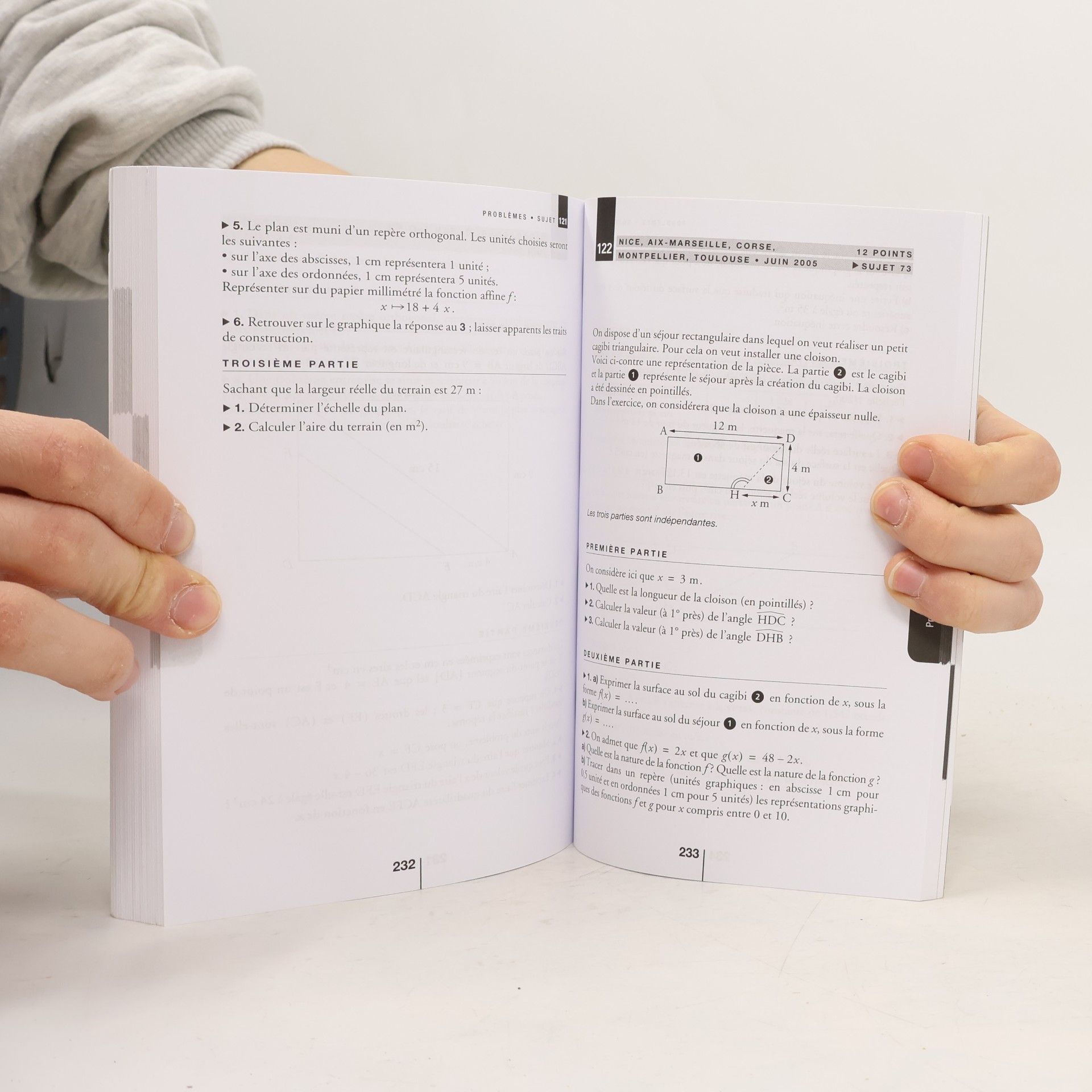Bernard Demeillers Mathématiques: Annabrevet Sujets 2010