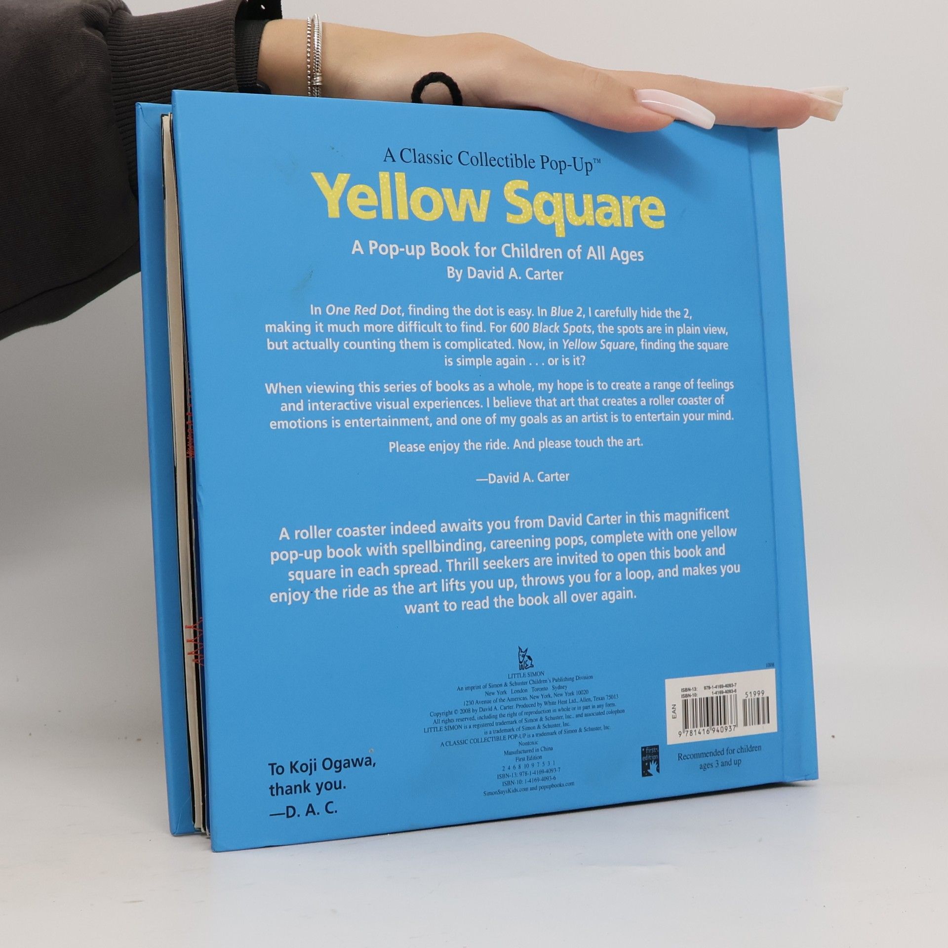 David A. Carter Yellow Square: A Pop-Up Book for Children of All Ages