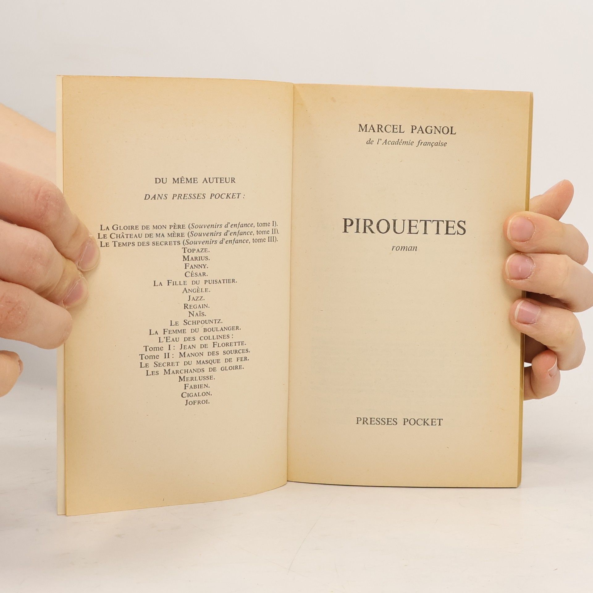 Marcel Pagnol Pirouettes