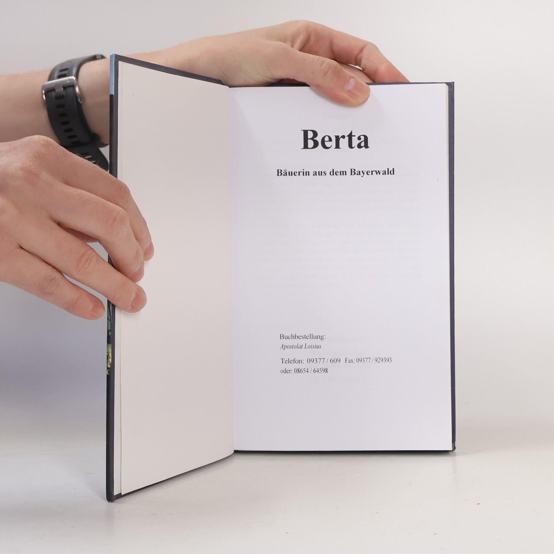 Berta Hacker Berta. Bäuerin aus dem Bayerwald