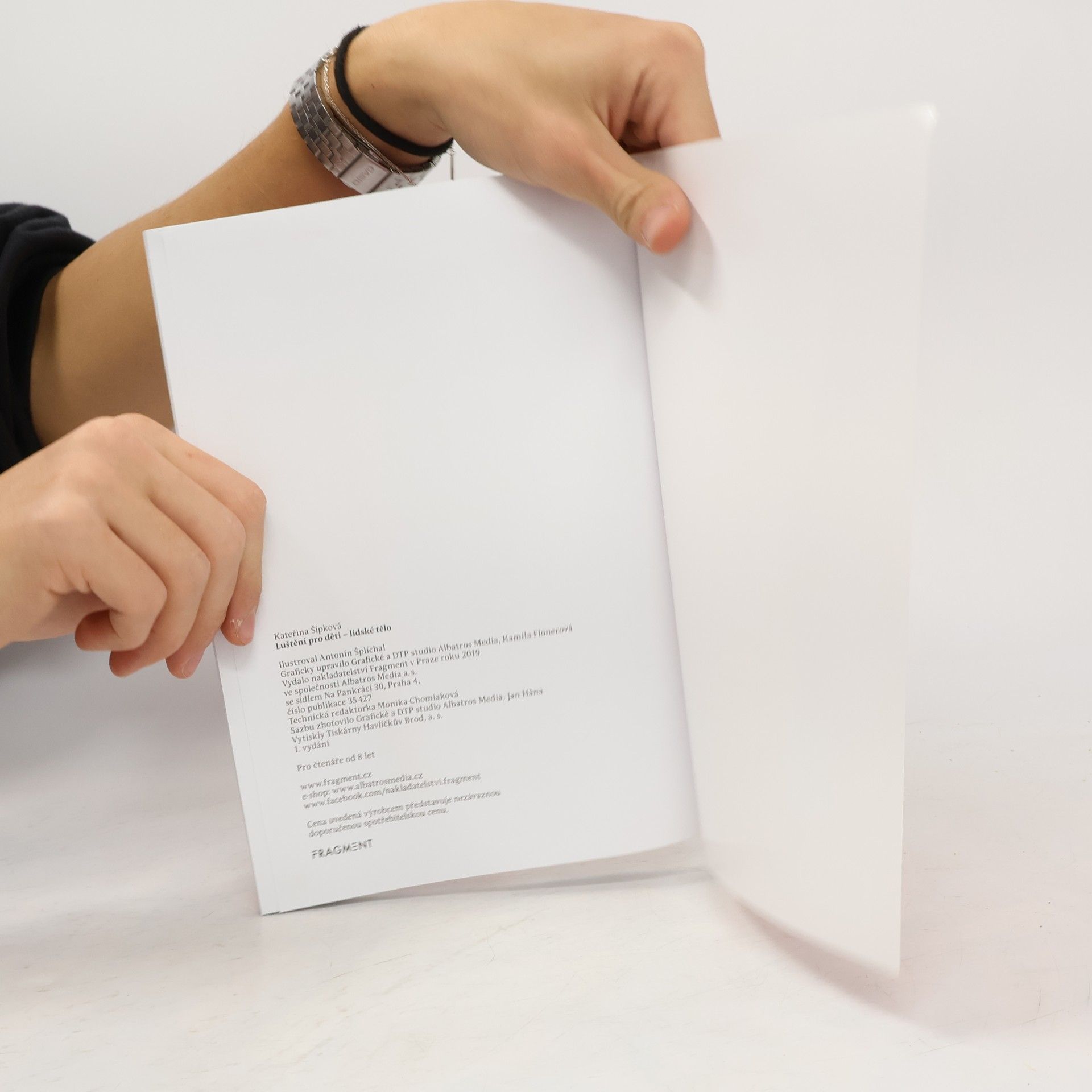 Various authors Luštění pro děti od 8 let. Lidské tělo
