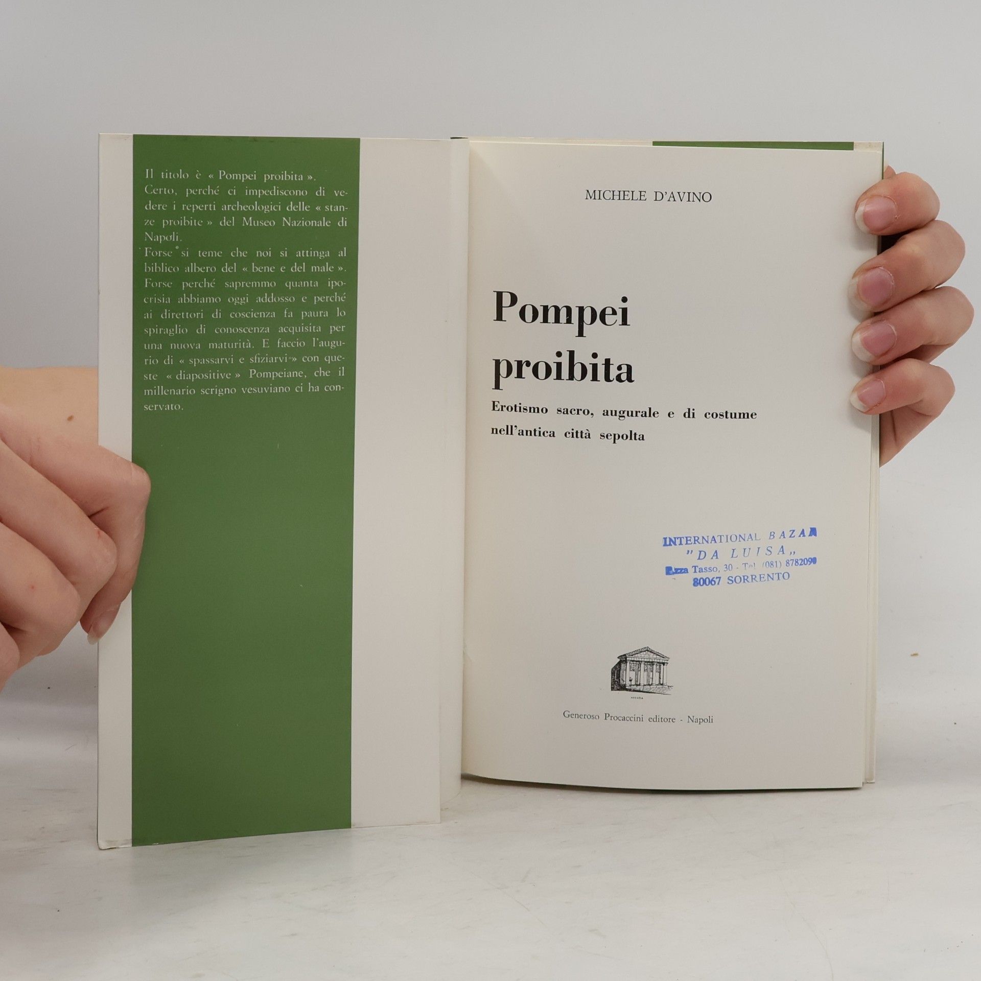 Michele D´Avino Pompei proibita