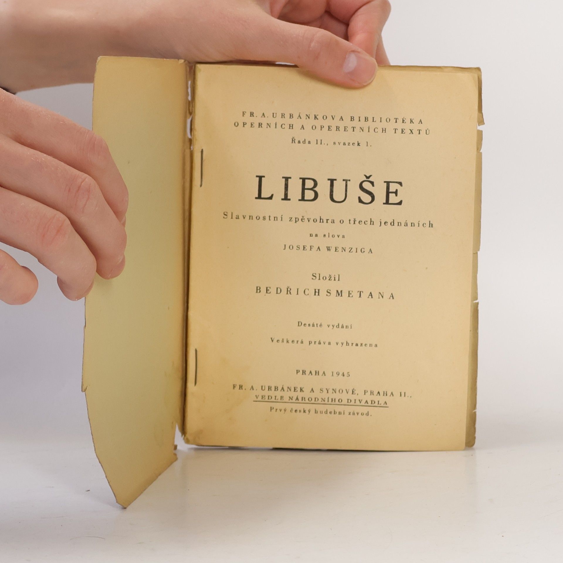 Bedřich Smetana Libuše