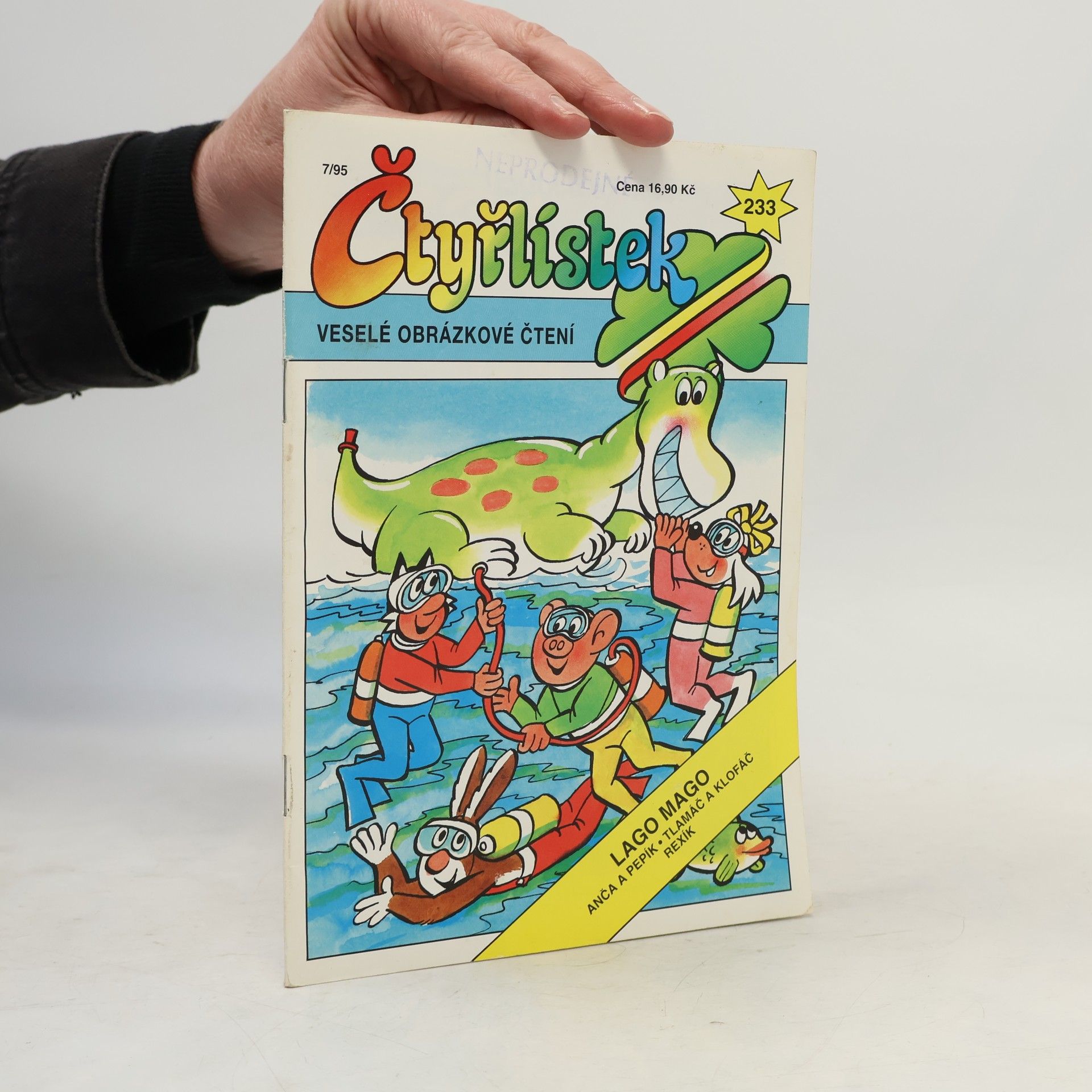 Kolektív autorov Čtyřlístek 233. 7/1995