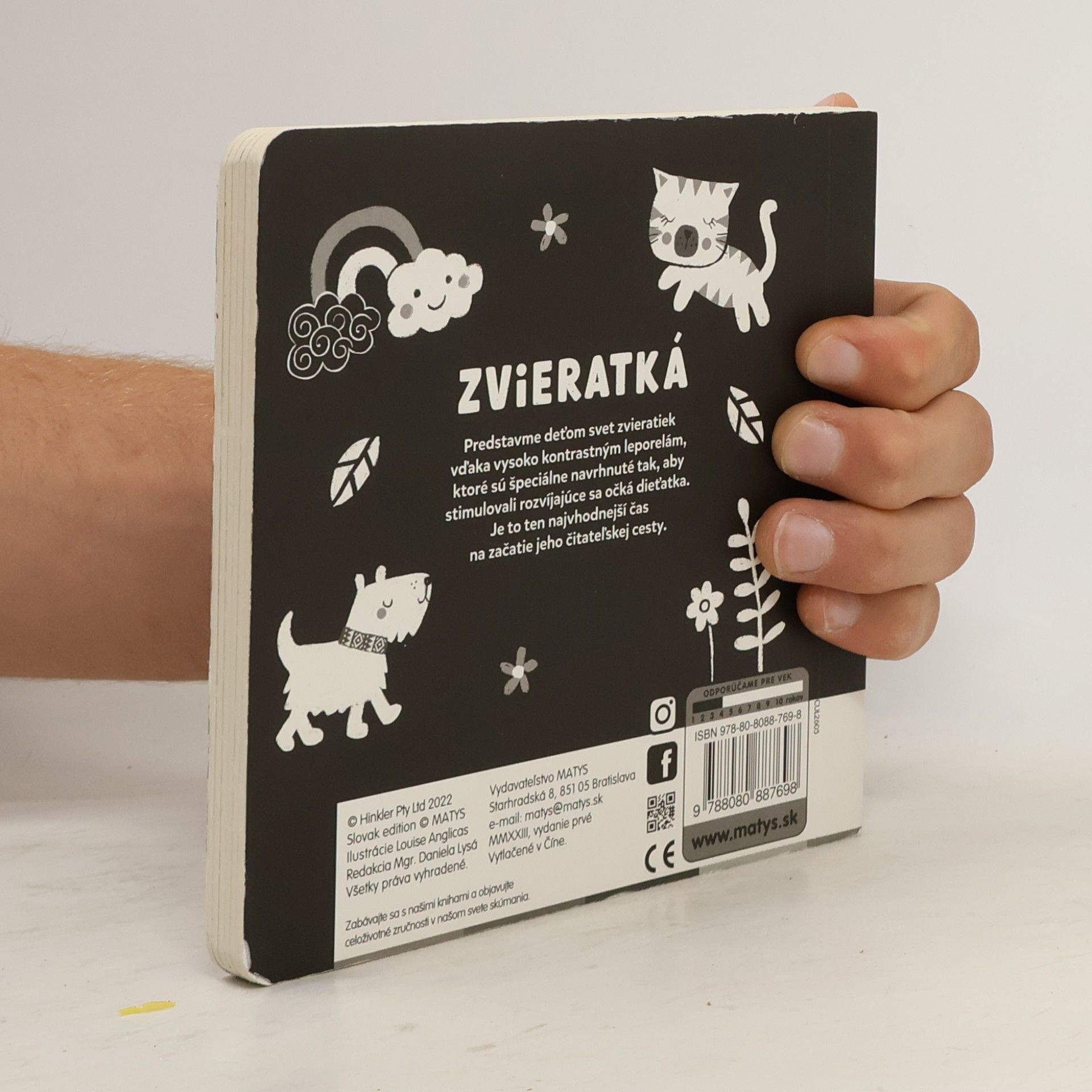 AA.VV. Kontrastné leporelo - Zvieratká
