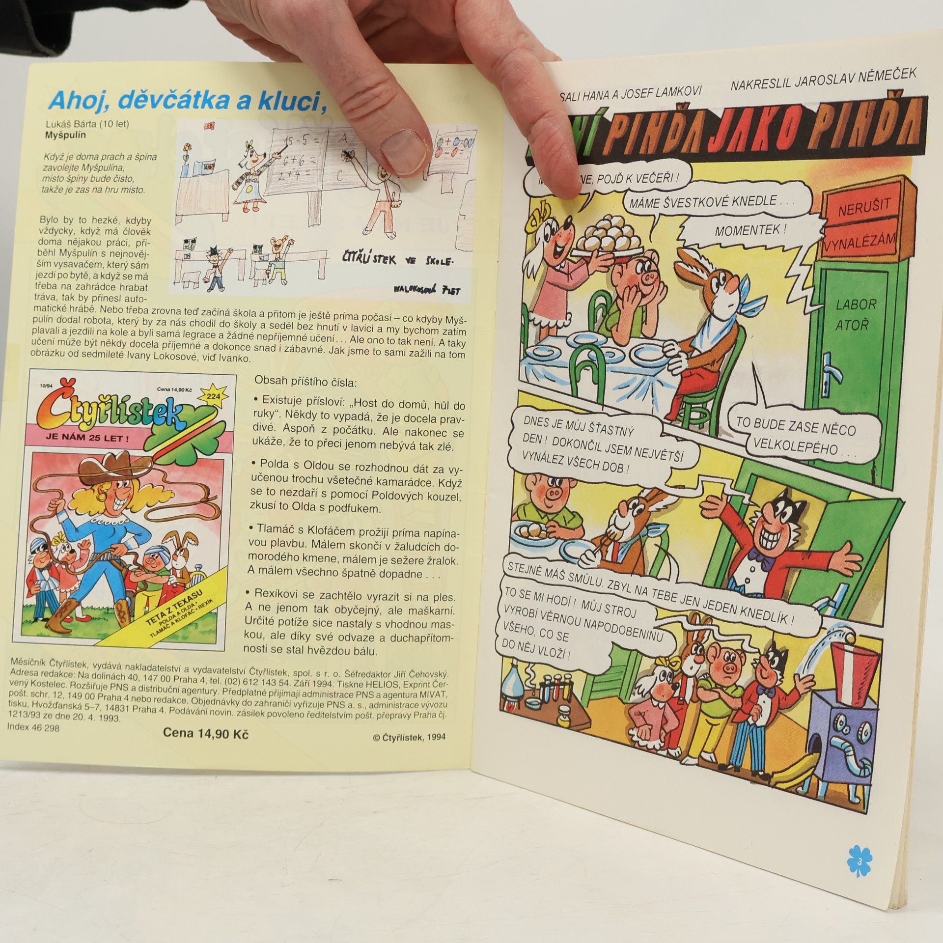 Autores varios Čtyřlístek 223. 9/1994