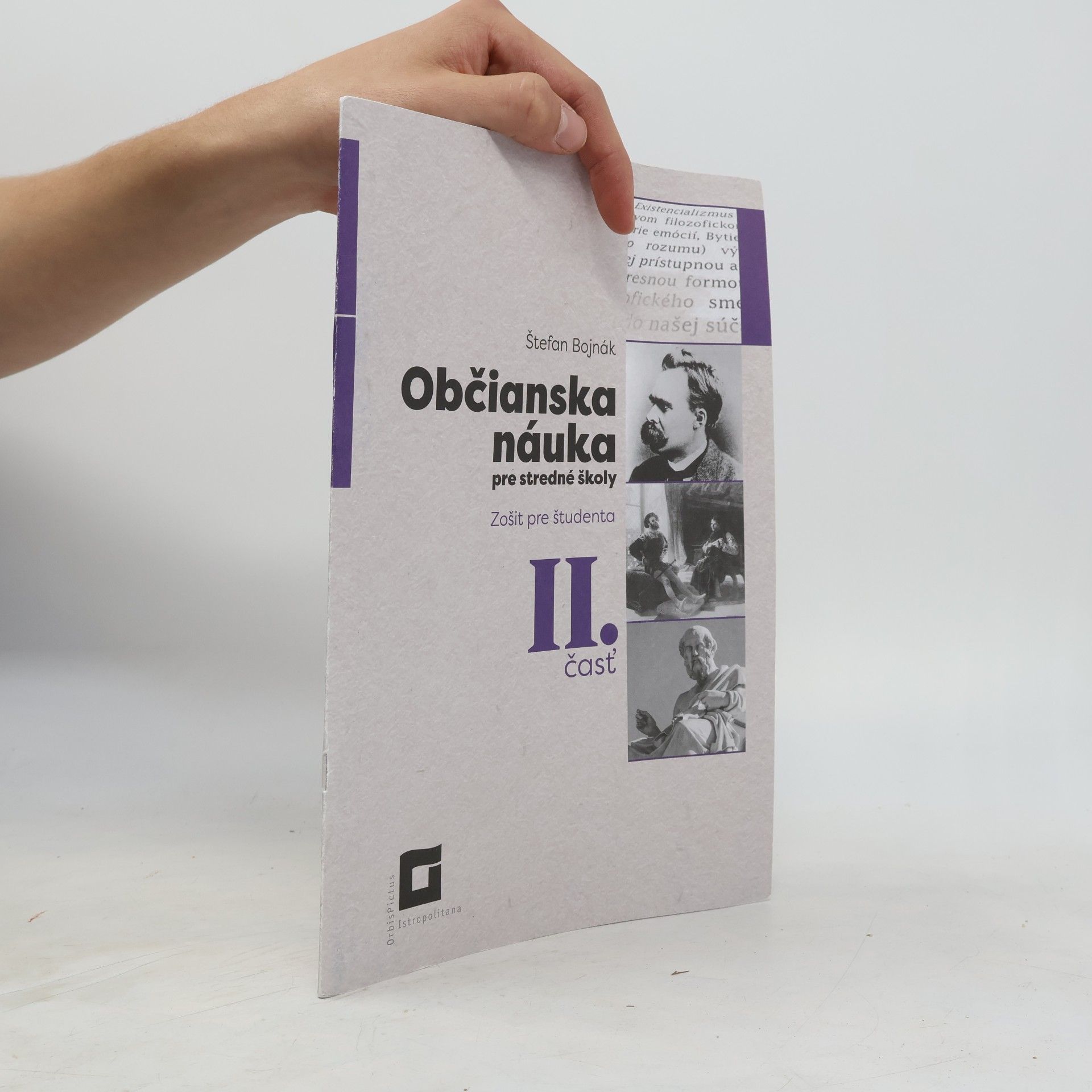 Štefan Bojnák Občianska náuka pre stredné školy. Zošit pre študenta. II. čásť