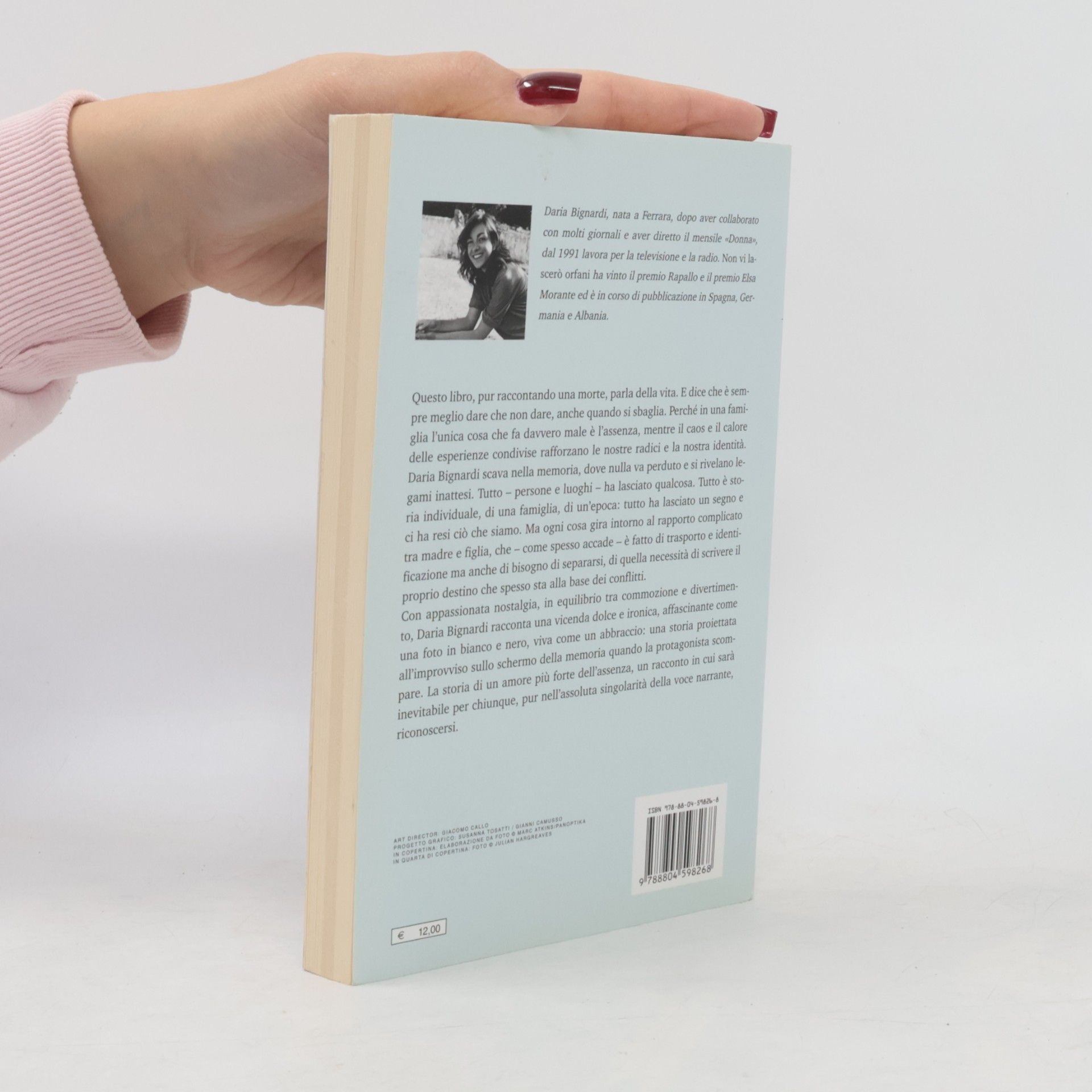 Daria Bignardi Oscar grandi bestsellers: Non vi lascerò orfani