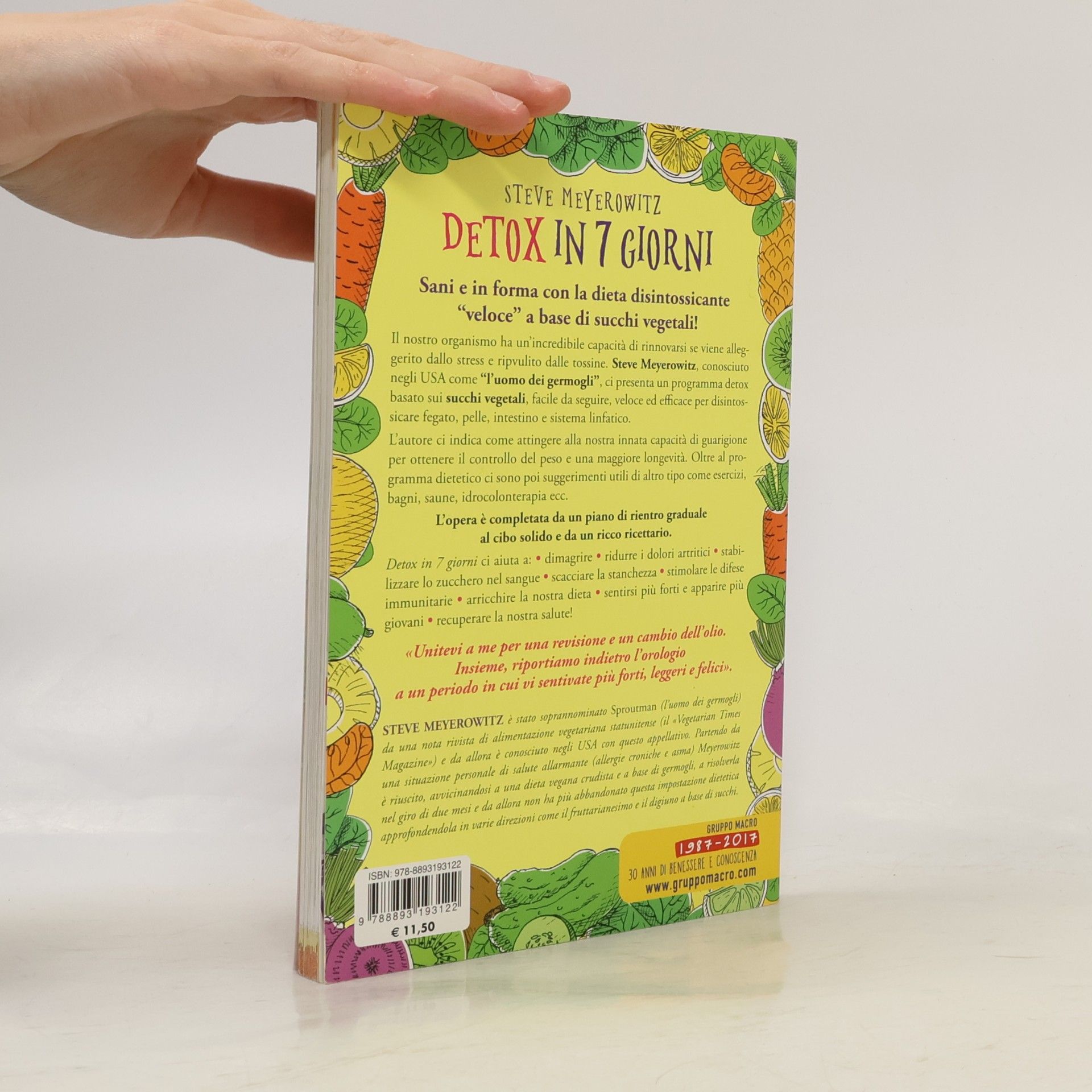 Steve Meyerowitz Salute e alimentazione: Detox in 7 giorni