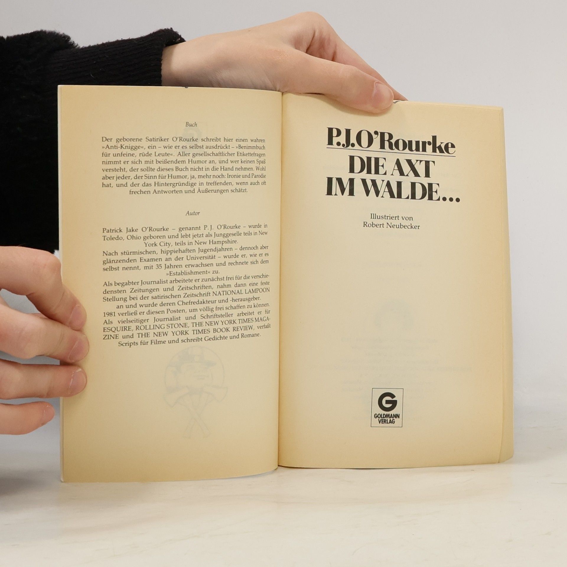 P. J. O'Rourke Die Axt im Walde