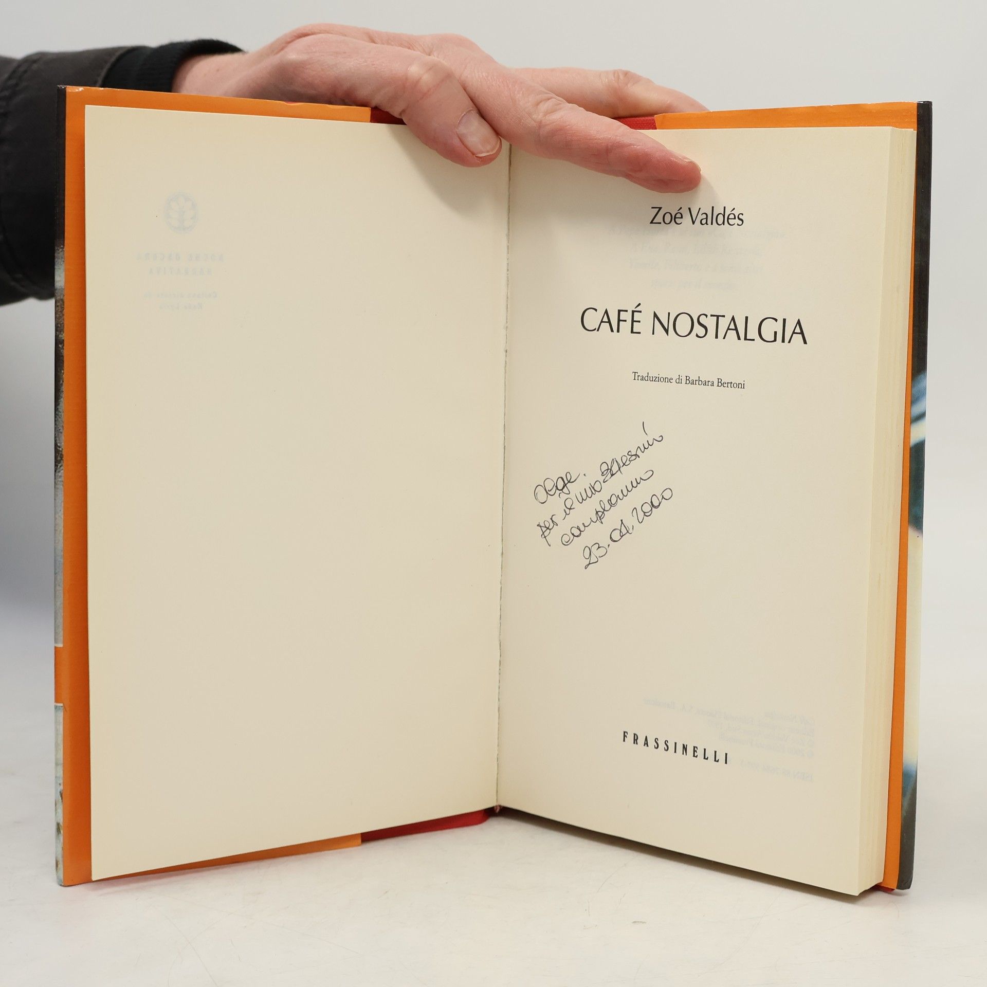 Zoé Valdés Frassinelli narrativa straniera: Café nostalgia