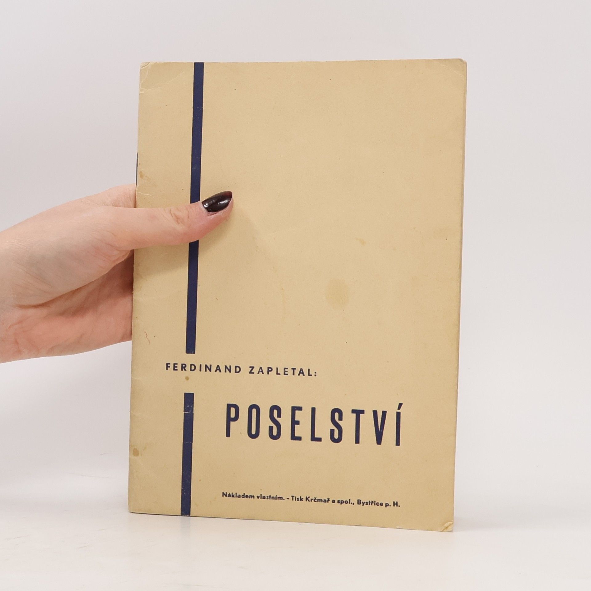 Ferdinand Zapletal Poselství