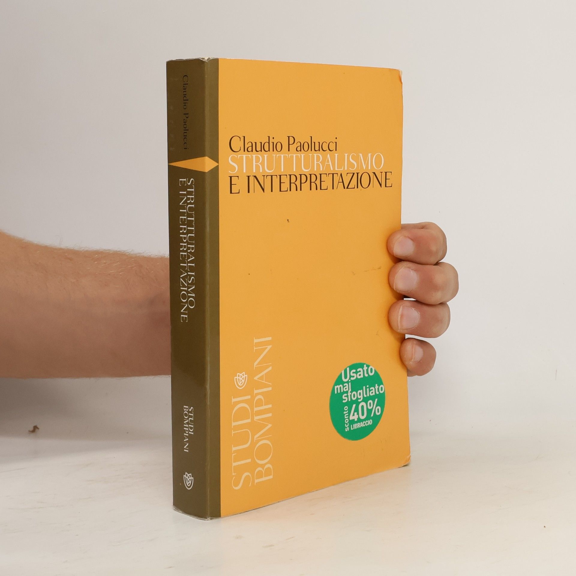 Claudio Paolucci Studi Bompiani: Strutturalismo e interpretazione