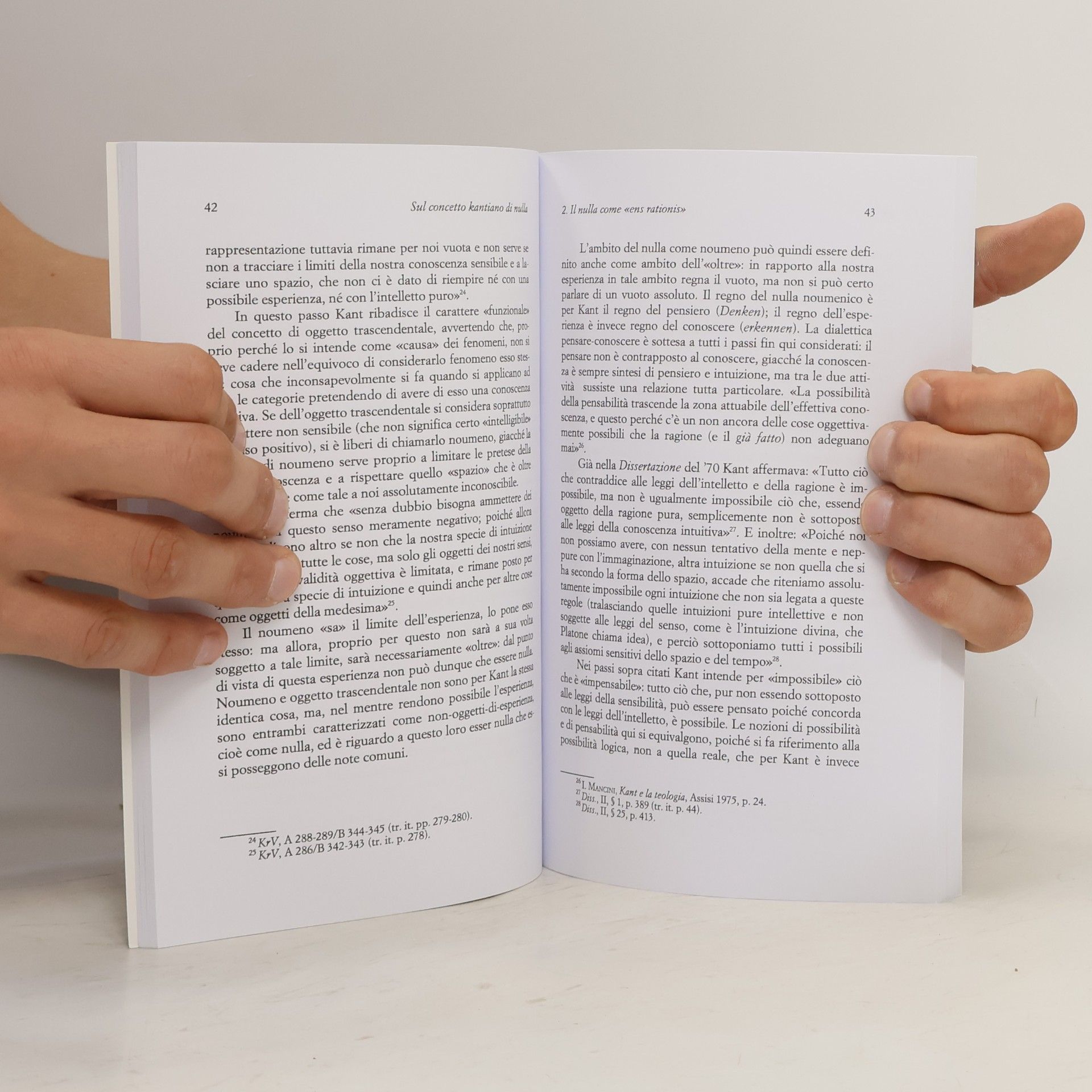 Alessandra Organte La filosofia e il suo passato - 7: Sul concetto kantiano di nulla