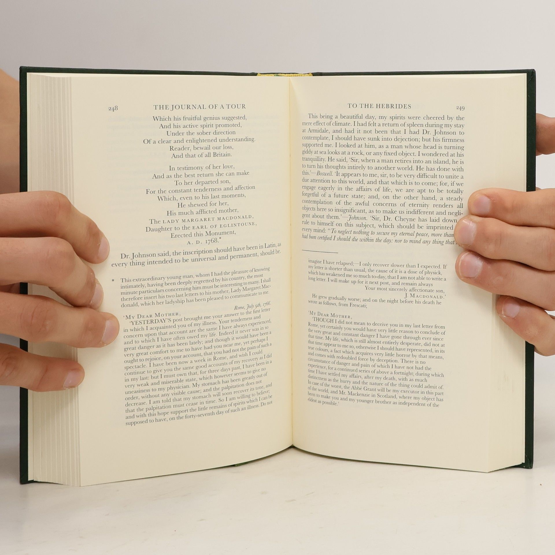 Samuel Johnson Everyman's Library Classics Series - 253: A Journey to the Western Islands of Scotland