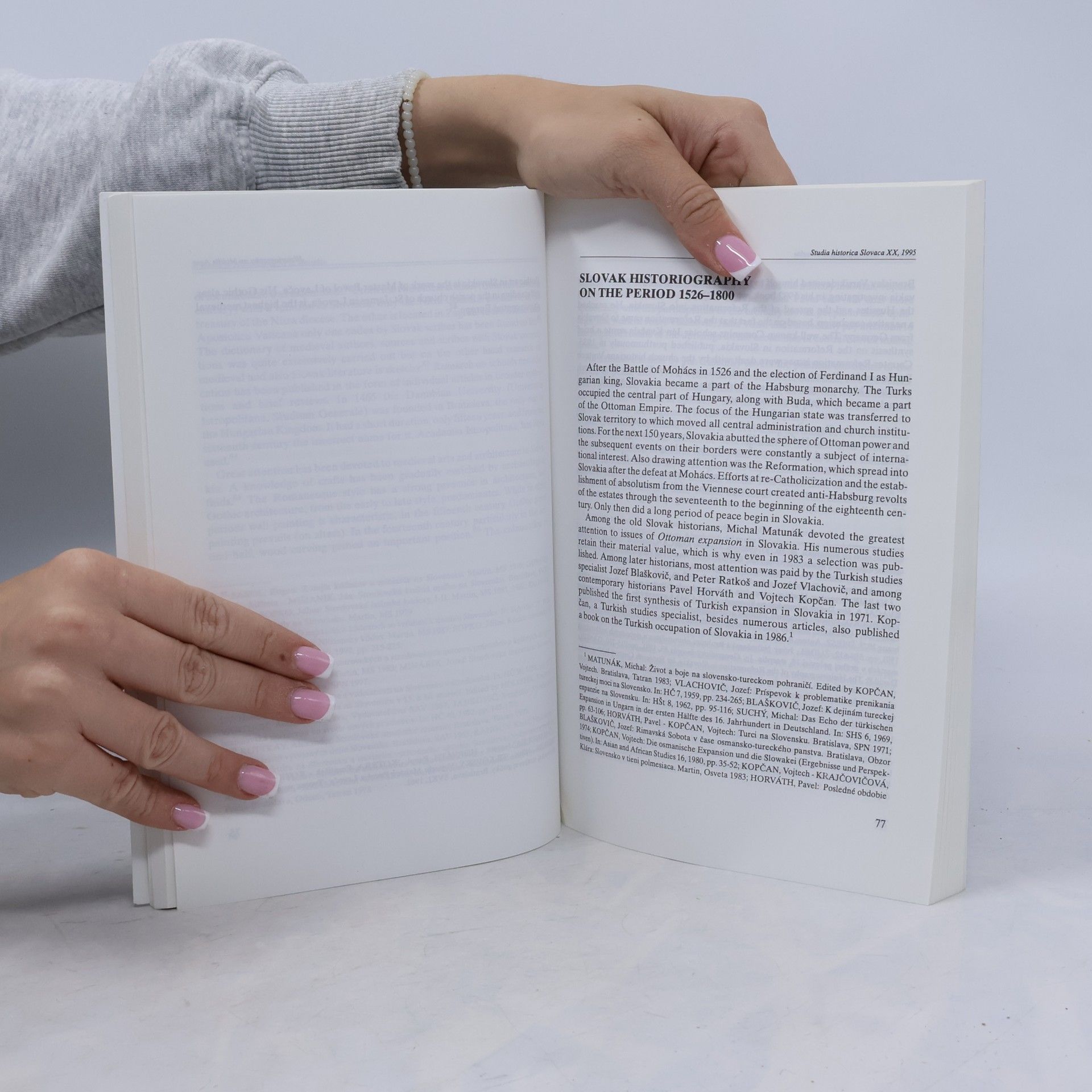 Elena Mannova Studia Historica Slovaca - 20: A Guide to Historiography in Slovakia