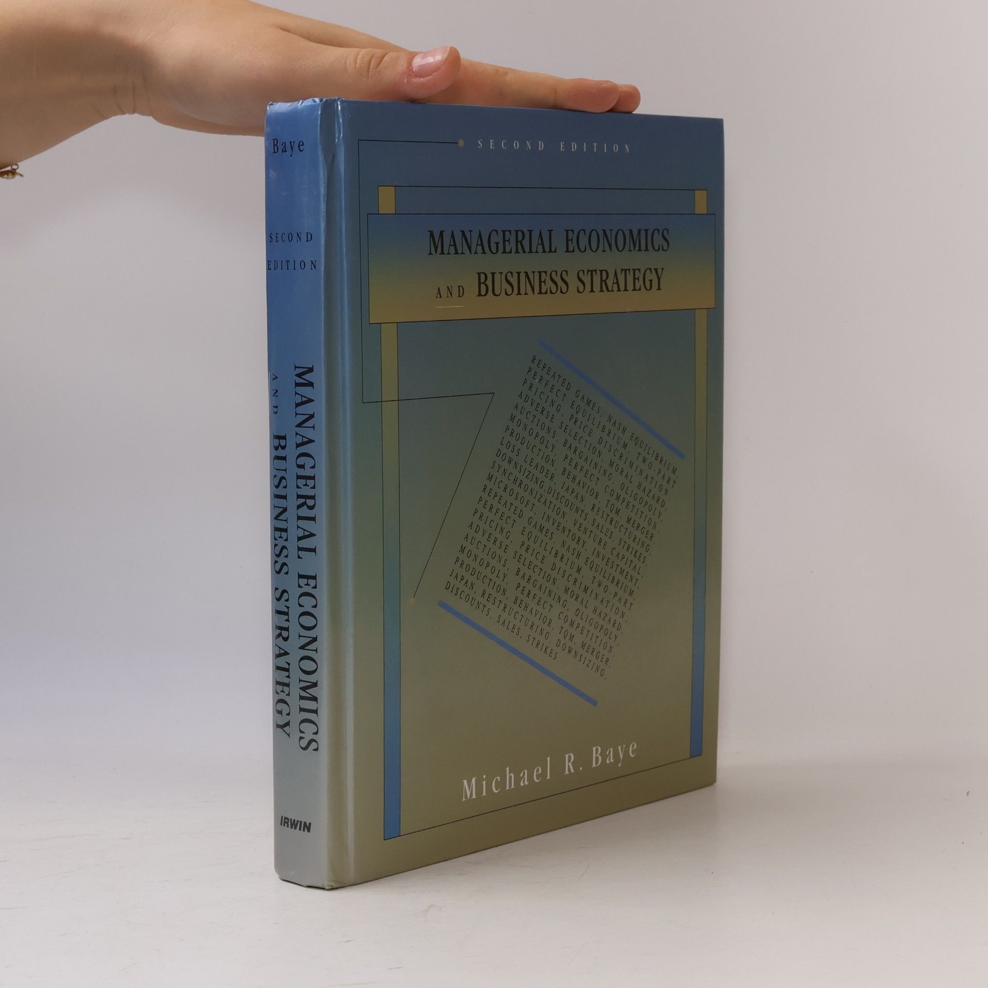 Michael R. Baye Managerial economics and business strategy