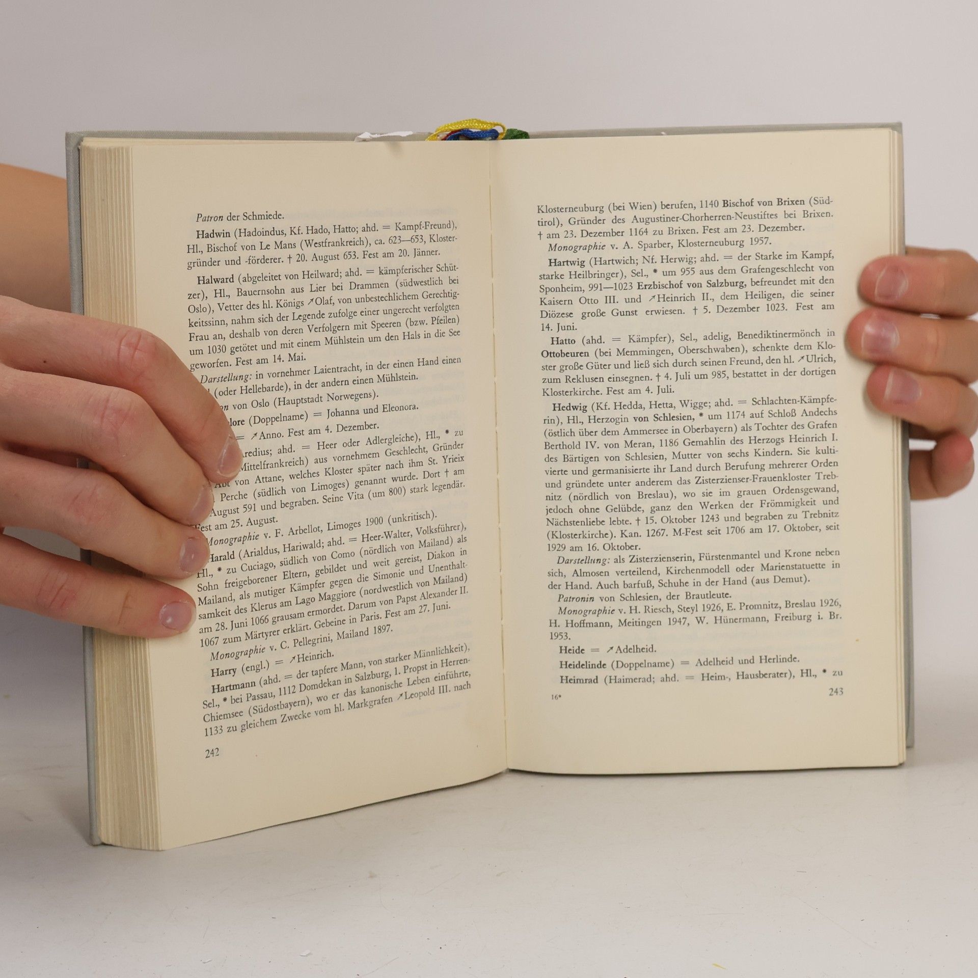 Otto Wimmer Handbuch der Namen und Heiligen
