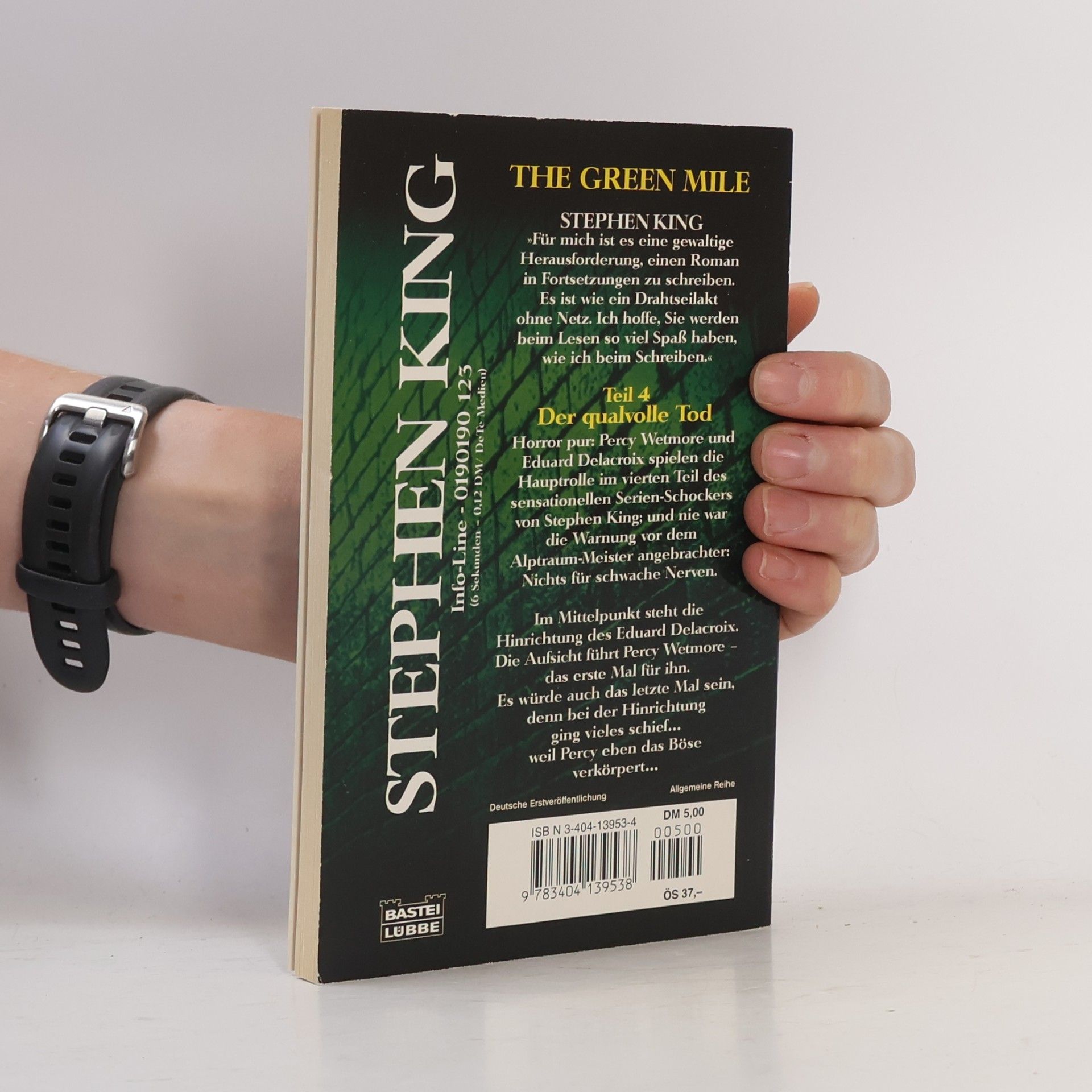Stephen King The Green Mile. Teil 4, Der qualvolle Tod