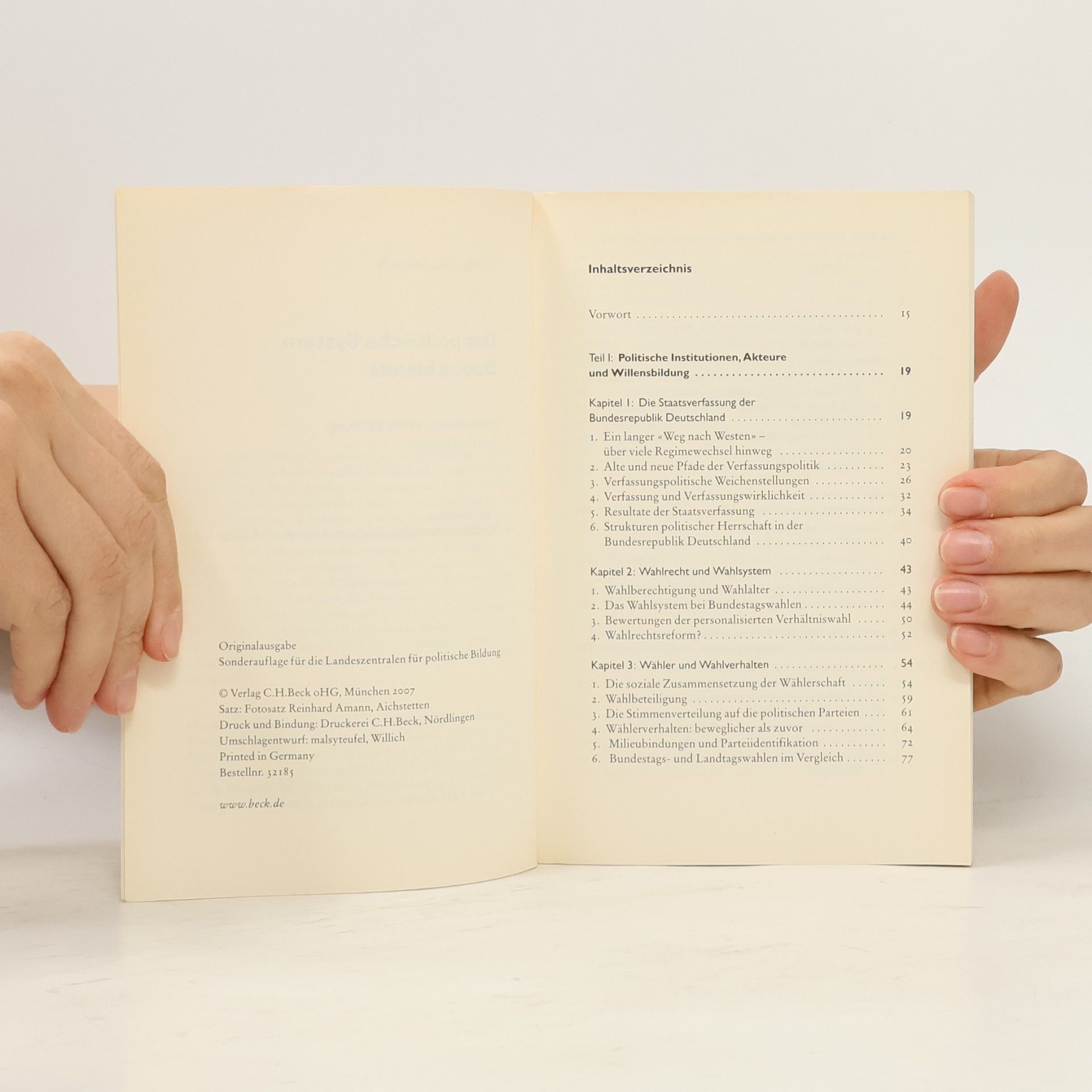 Manfred G. Schmidt Das politische System Deutschlands