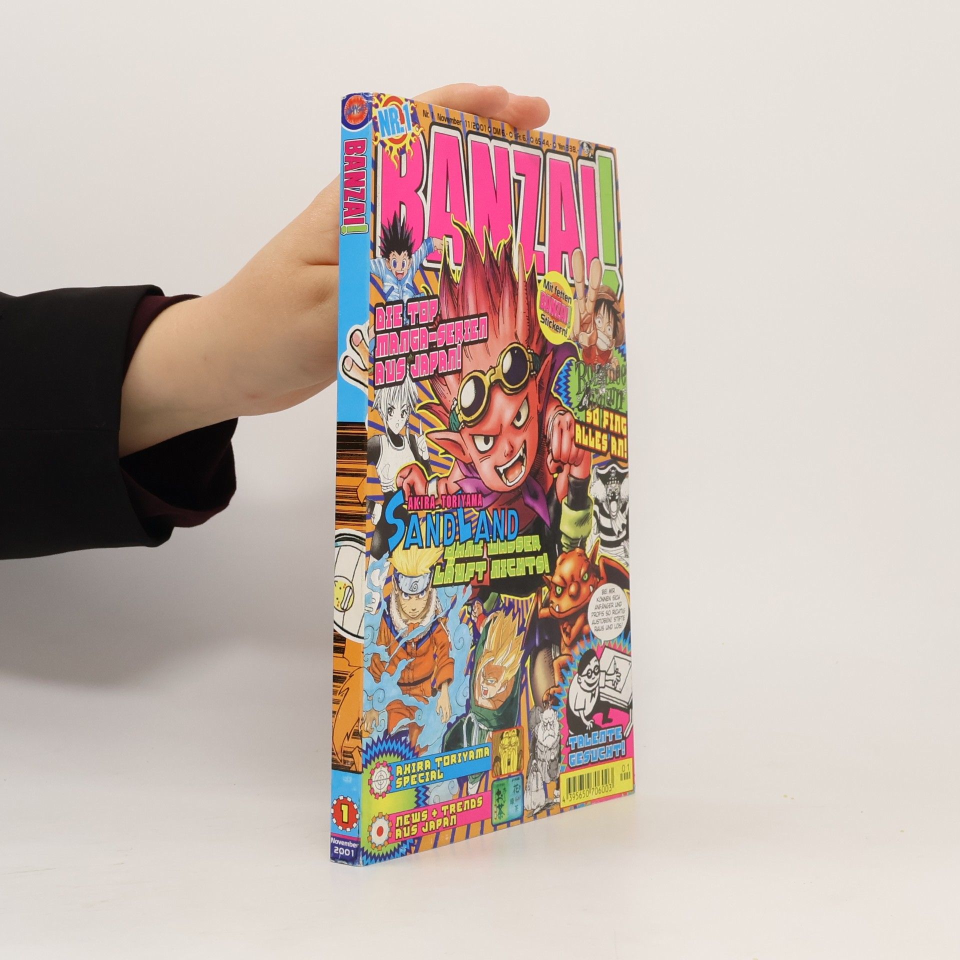 Various authors Banzai!. Bd.1. Mit Manga Stickern. Die Top Manga-Serien aus Japan