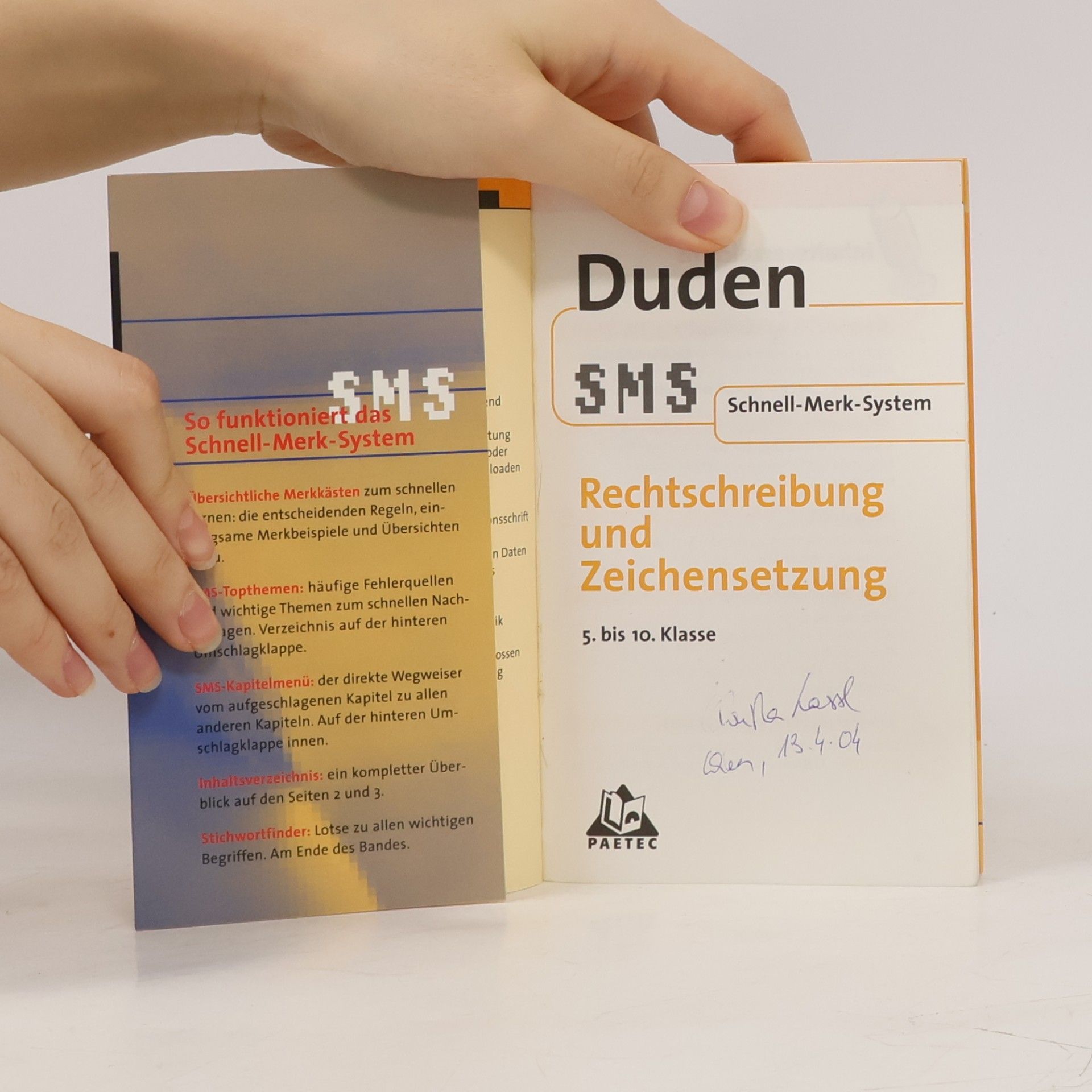 Anna Maria Sigmund Rechtschreibung und Zeichensetzung.